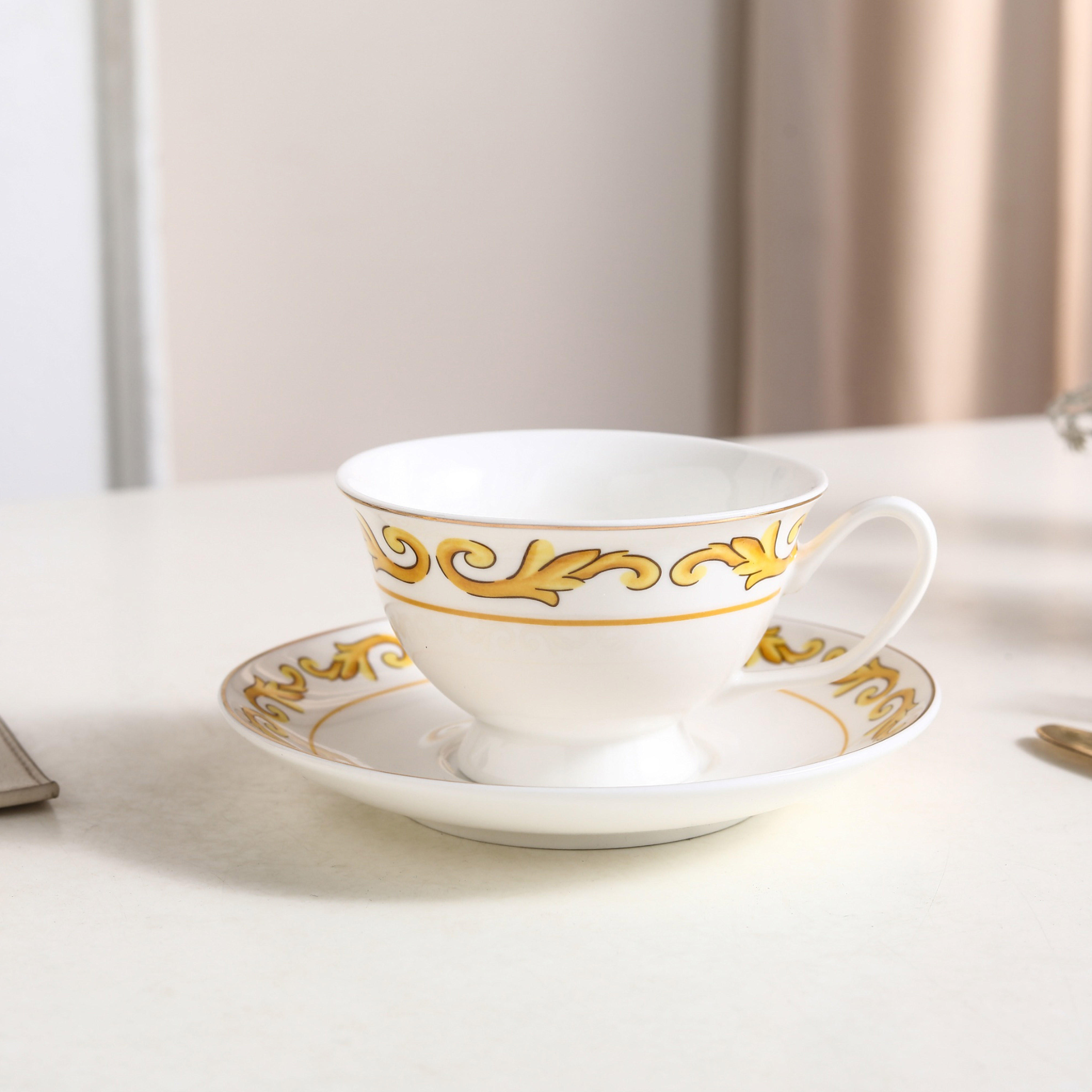 Baroque Pattern Tea Cup Set-household-dining-teaandcoffee-teaandcoffeesets-image-1