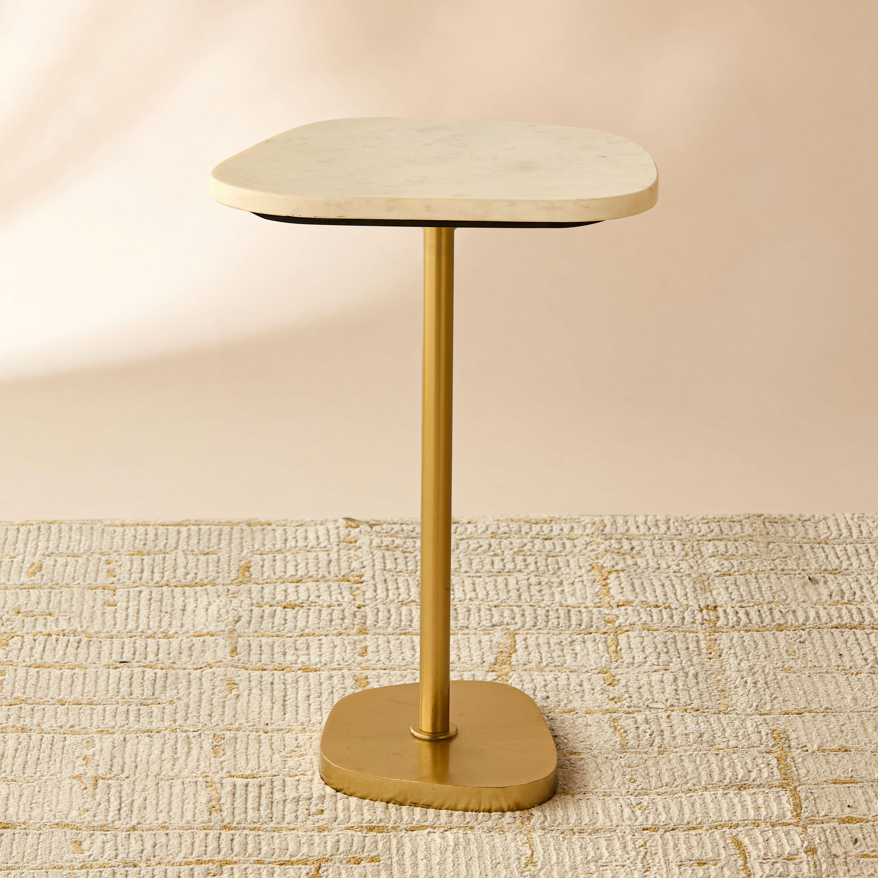 Marble Top Side Table - 35x52x28 cms-furniture-livingroom-sideandendtables-image-3