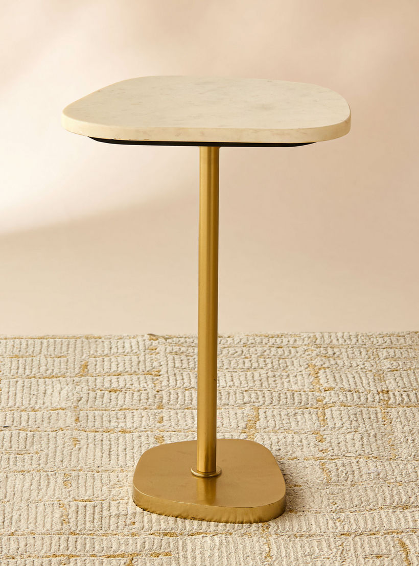 Marble Top Side Table - 35x52x28 cms-furniture-livingroom-sideandendtables-image-3