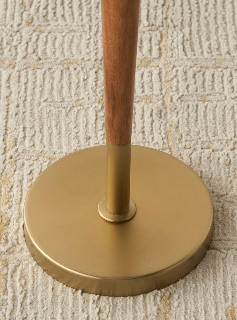 Marble Top Side Table with Pedestal Base - 22x22x60 cms-furniture-livingroom-sideandendtables-image-5