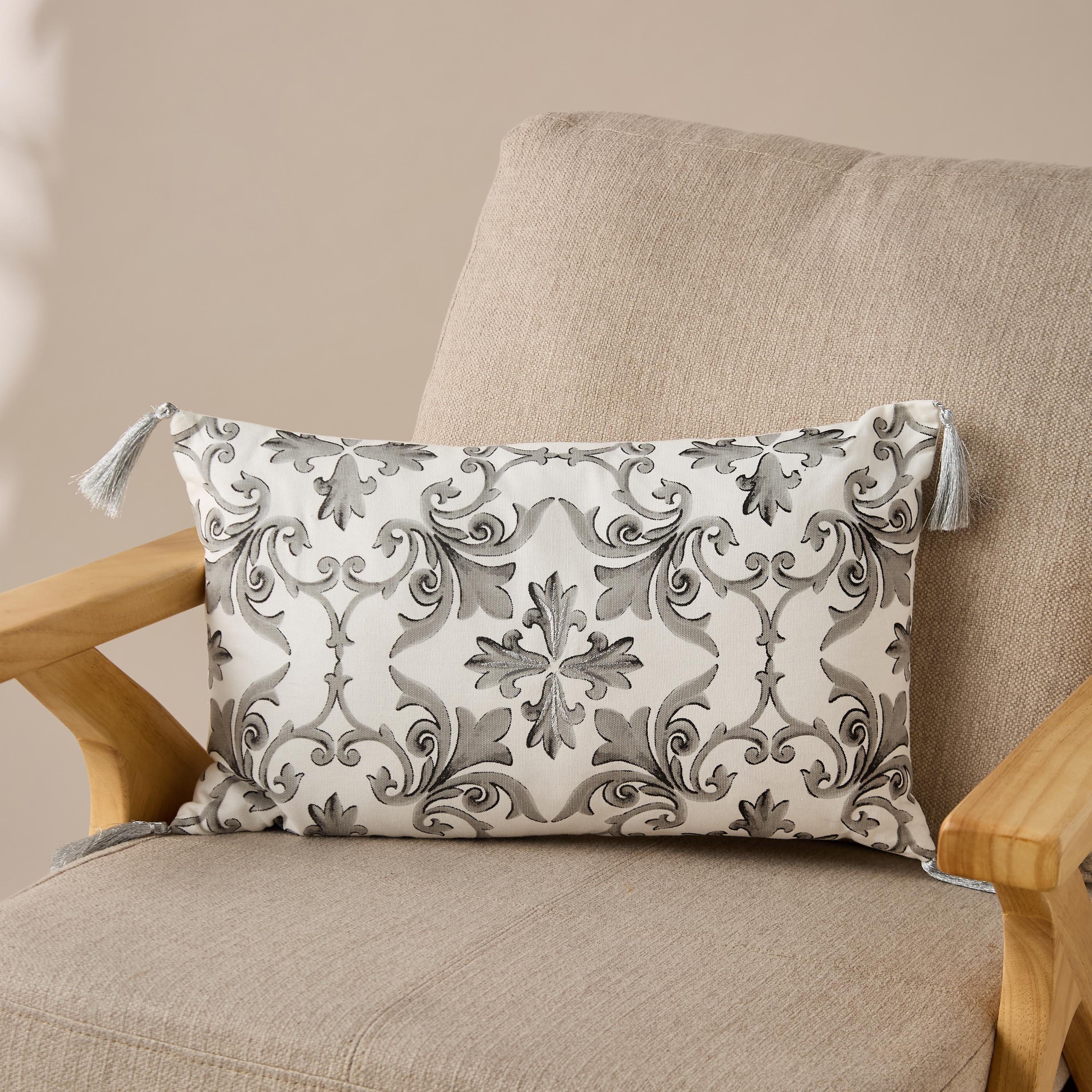 Gia Como Printed Filled Cushion - 30x50 cms-household-cushionsandthrows-filledcushions-decorativecushions-image-2
