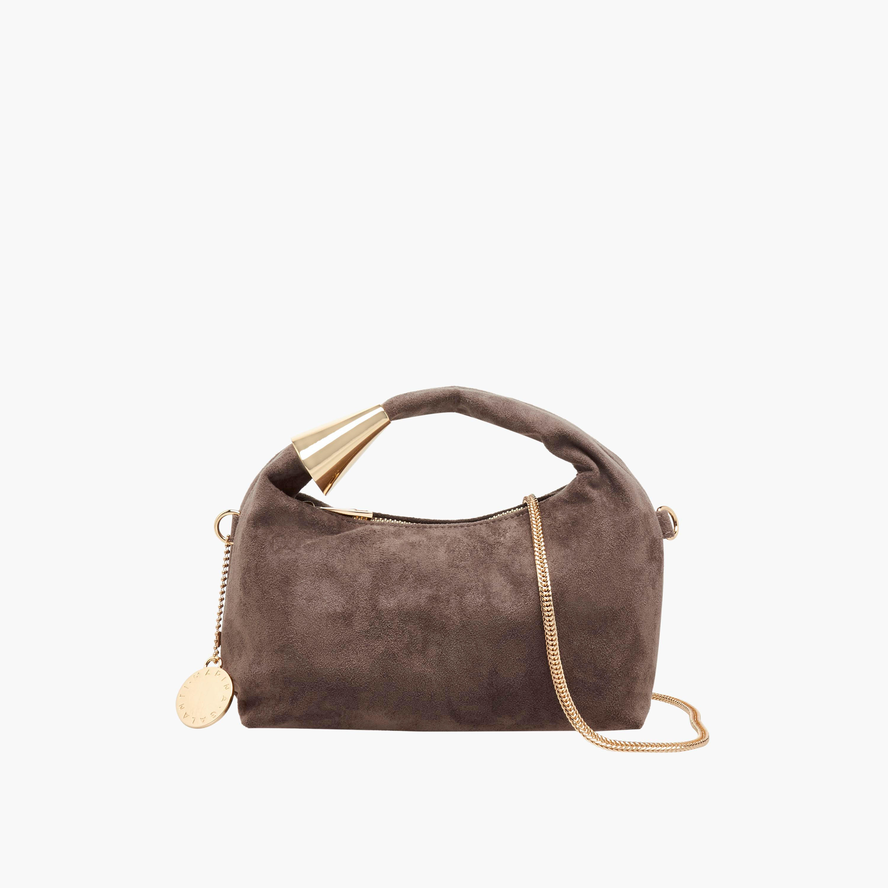 Marina Galanti Textured Hobo Bag with Detachable Chain Strap-women-bagsandwallets-handbags-image-1