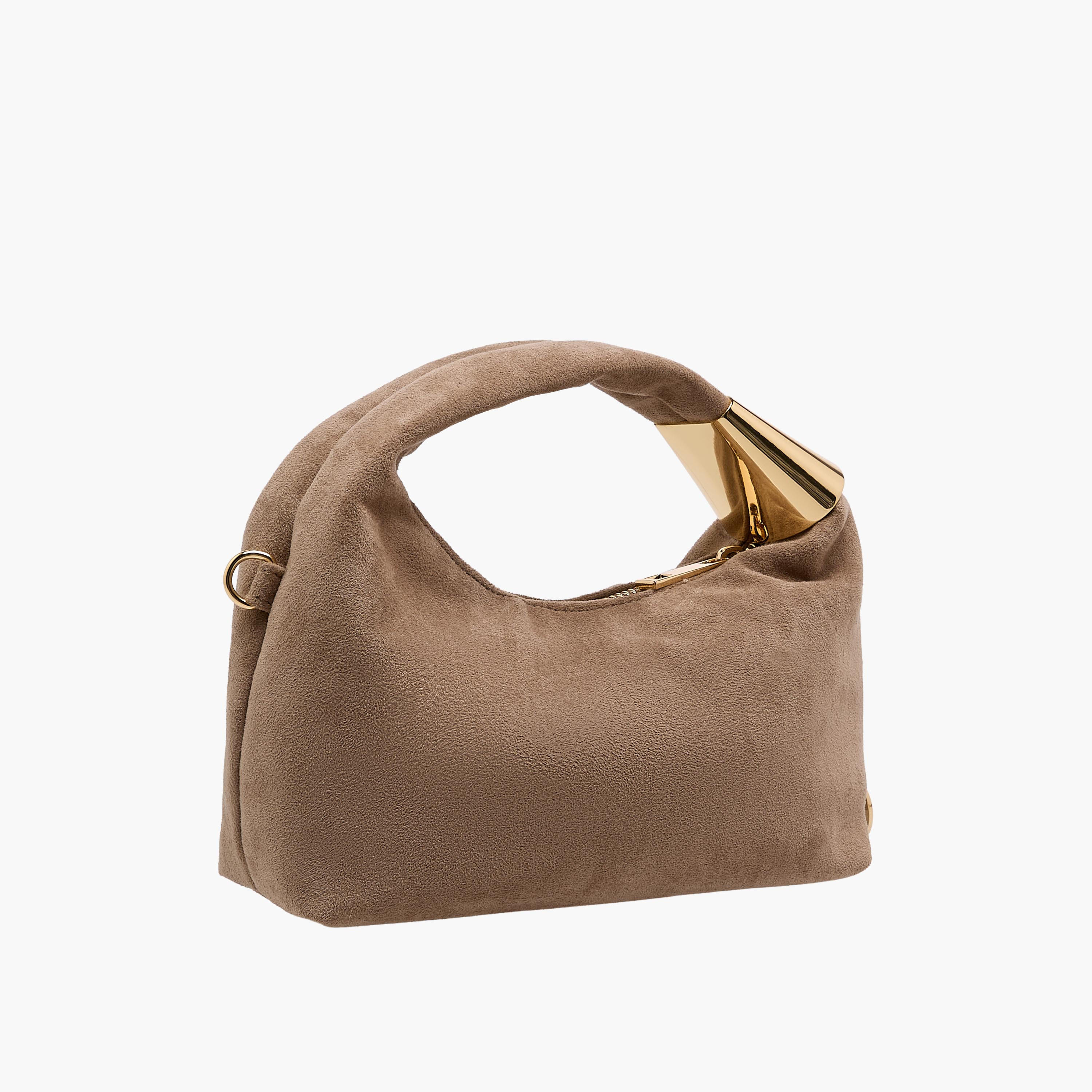Marina Galanti Textured Hobo Bag with Detachable Chain Strap-women-bagsandwallets-handbags-image-4