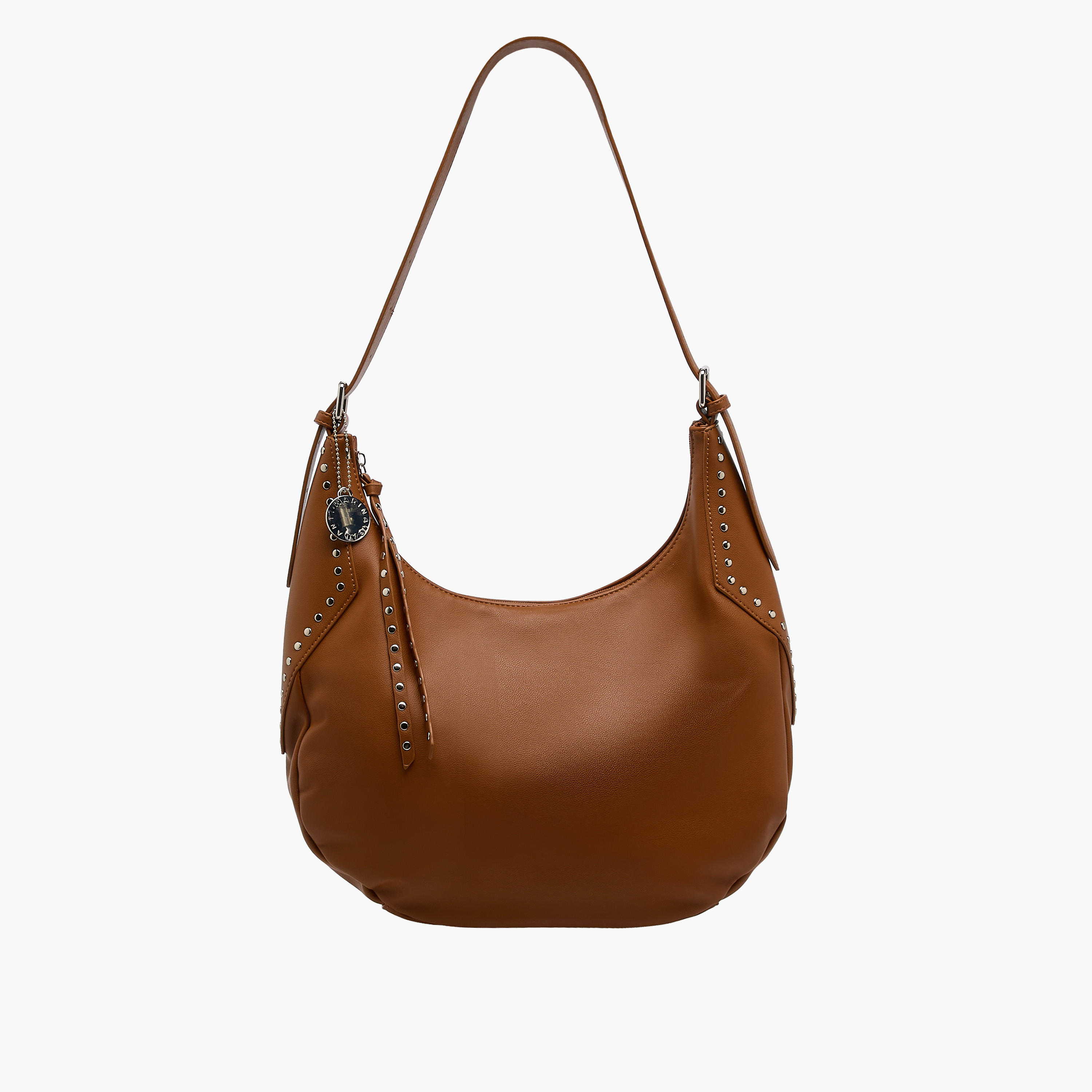 Marina Galanti Scarf Accent Tote Bag with Detachable Strap-women-bagsandwallets-handbags-image-1