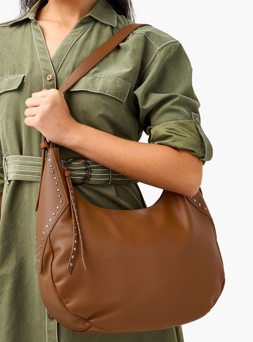 Marina Galanti Scarf Accent Tote Bag with Detachable Strap-women-bagsandwallets-handbags-image-2