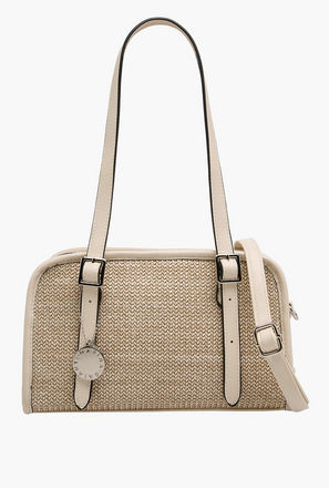 Marina Galanti Textured Shoulder Bag with Detachable Strap-women-image-1