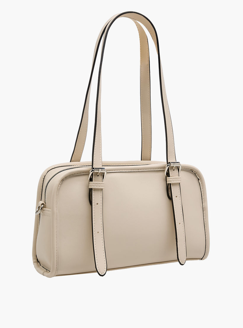 Marina Galanti Textured Shoulder Bag with Detachable Strap-women-bagsandwallets-handbags-image-4