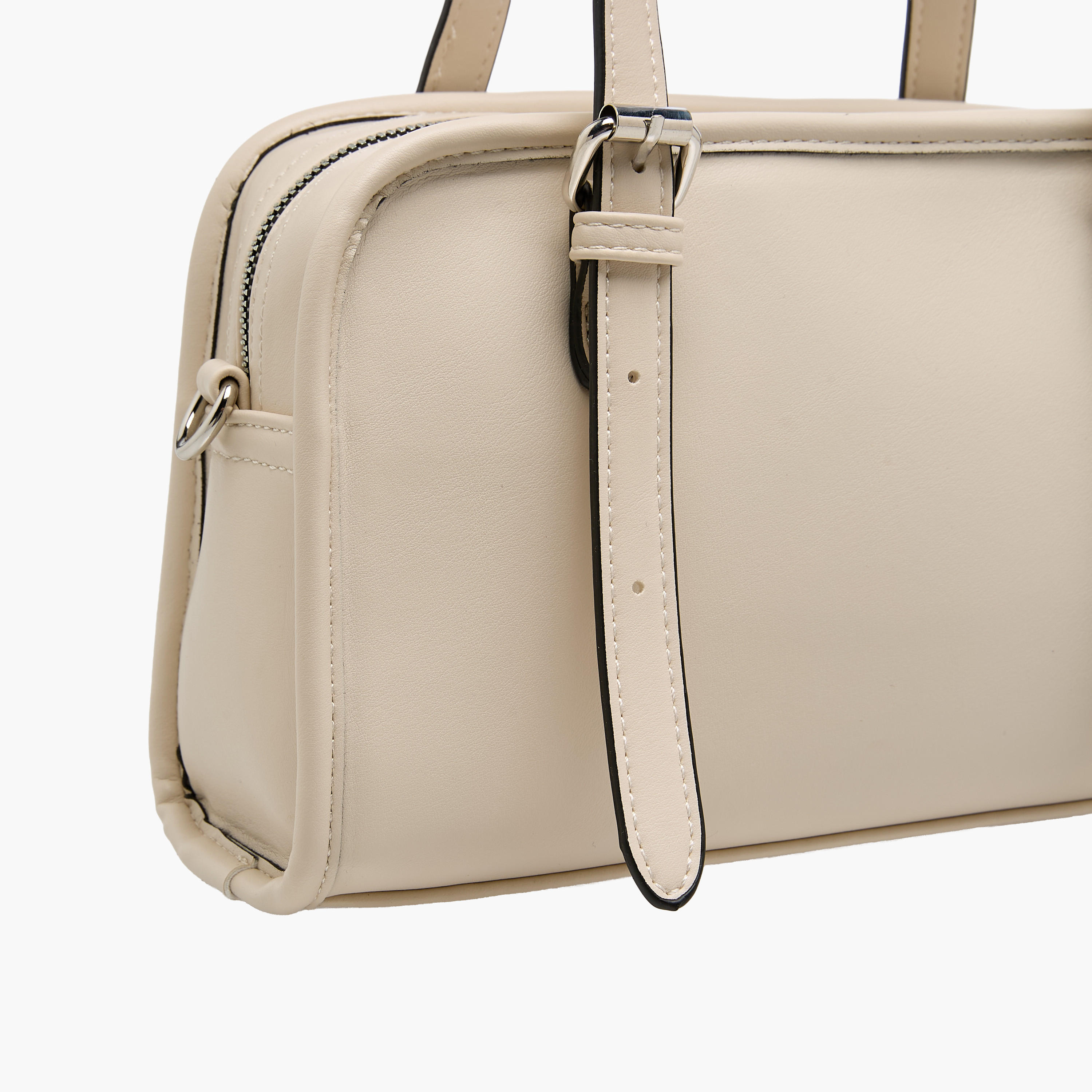 Marina Galanti Textured Shoulder Bag with Detachable Strap-women-bagsandwallets-handbags-image-6
