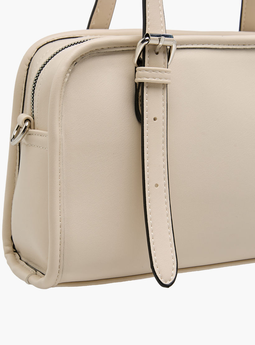 Marina Galanti Textured Shoulder Bag with Detachable Strap-women-bagsandwallets-handbags-image-6