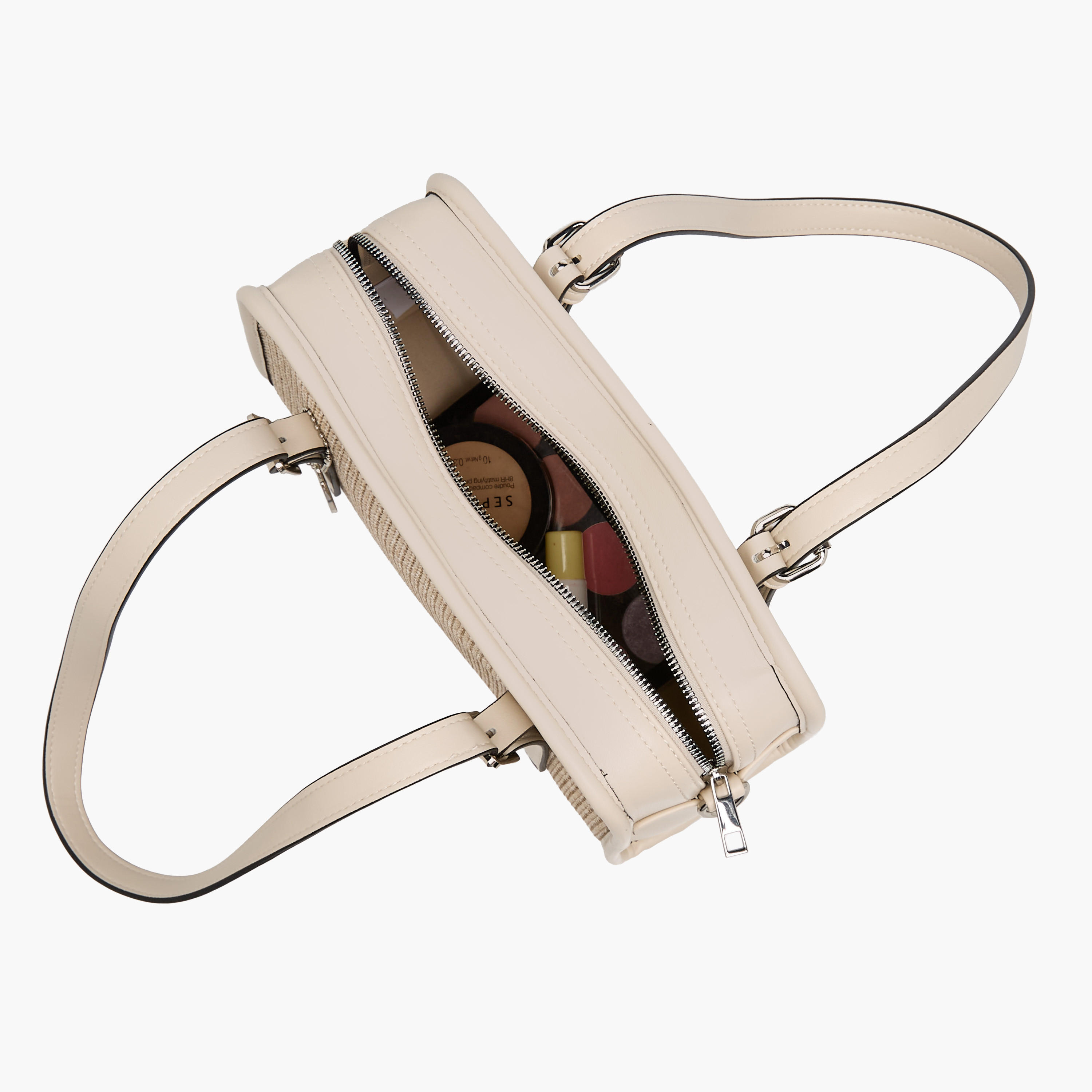 Marina Galanti Textured Shoulder Bag with Detachable Strap-women-bagsandwallets-handbags-image-9