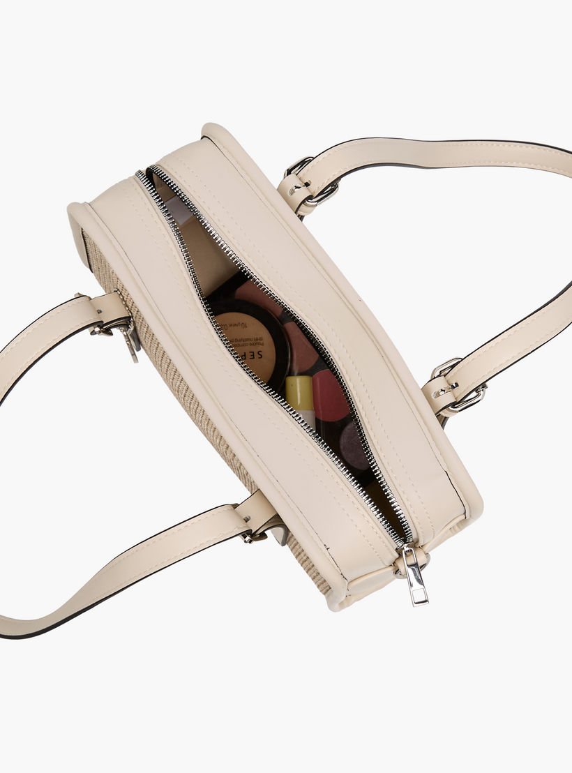 Marina Galanti Textured Shoulder Bag with Detachable Strap-women-bagsandwallets-handbags-image-9