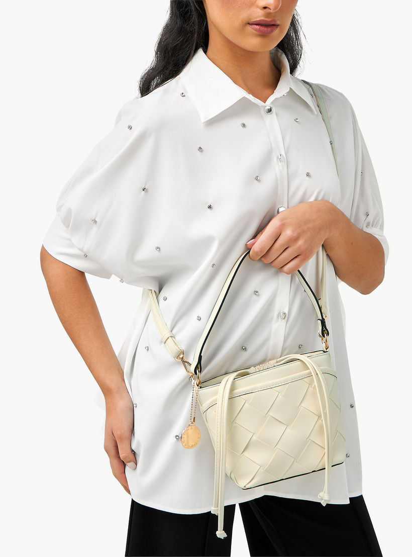 شنطة دلو بارزة الملمس بحزام قابل للفصل من مارينا جالانتي-women-bagsandwallets-handbags-image-2