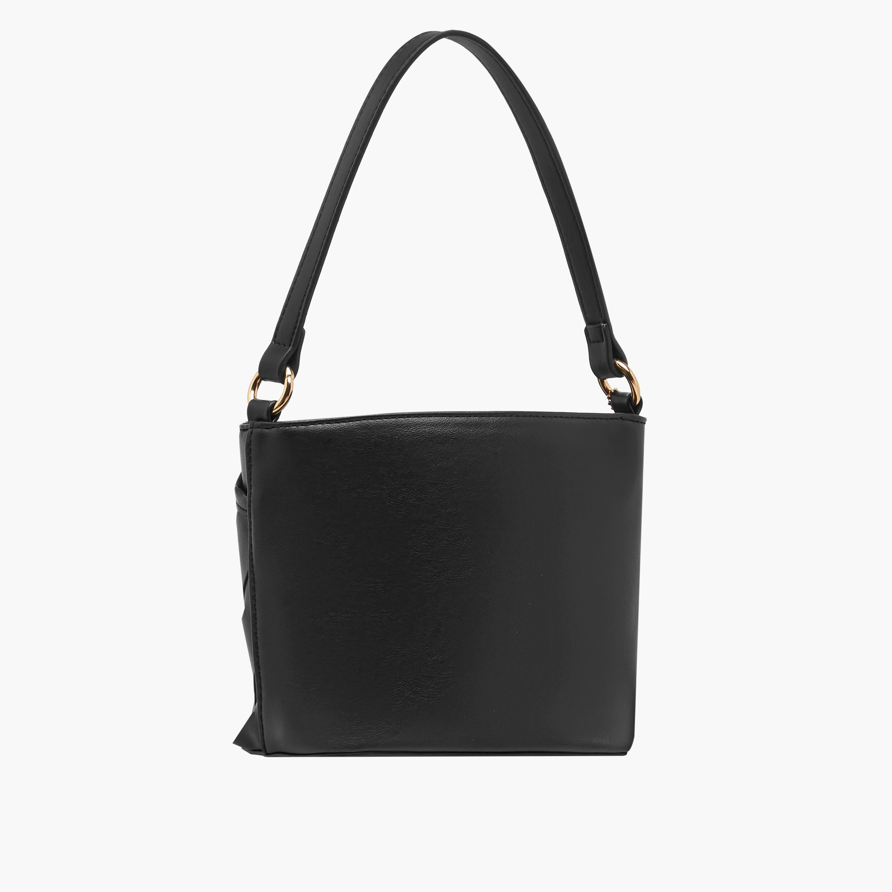Marina Galanti Weave Textured Bucket Bag with Detachable Strap-women-bagsandwallets-handbags-image-4