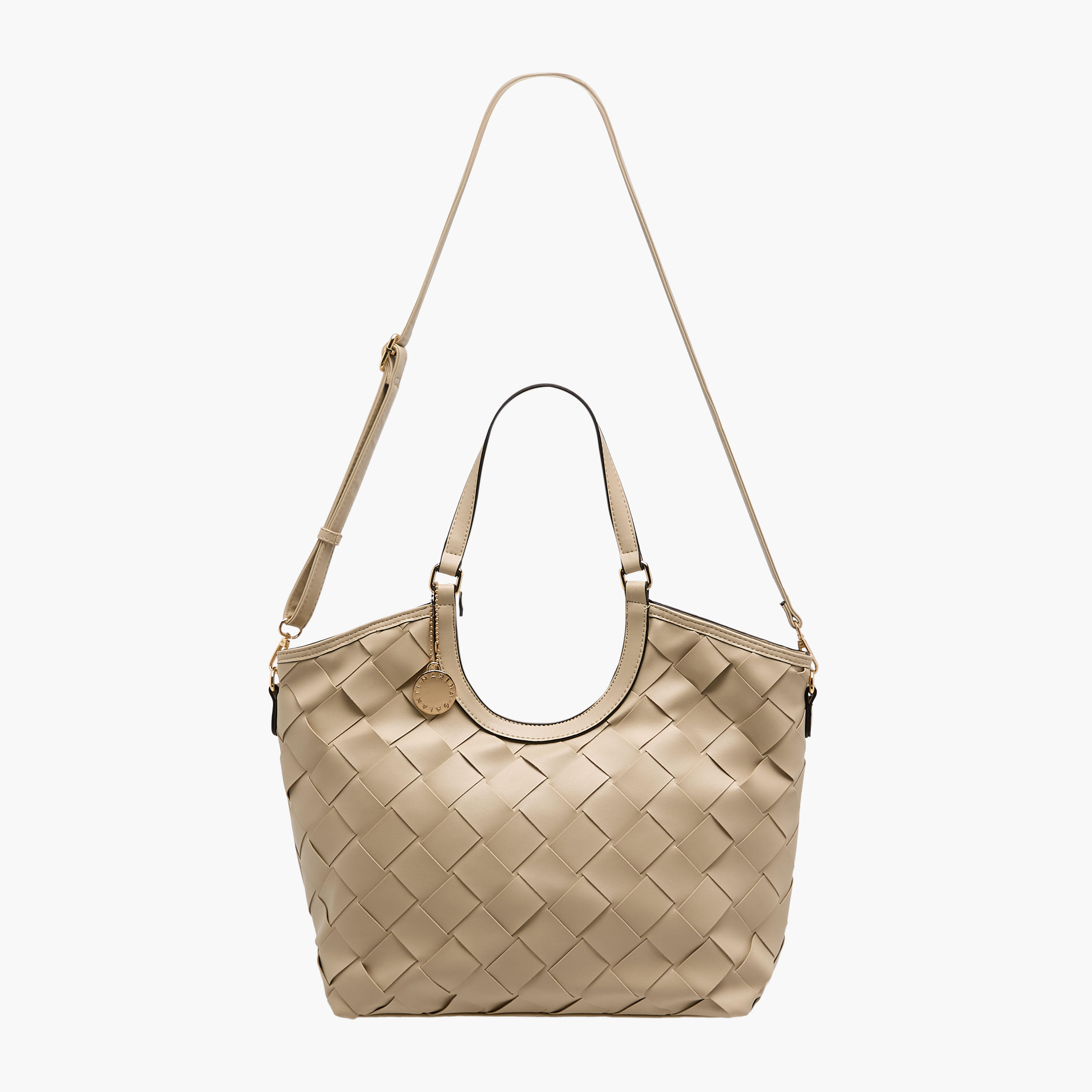 Marina Galanti Textured Tote Bag with Detachable Strap-women-bagsandwallets-handbags-image-4