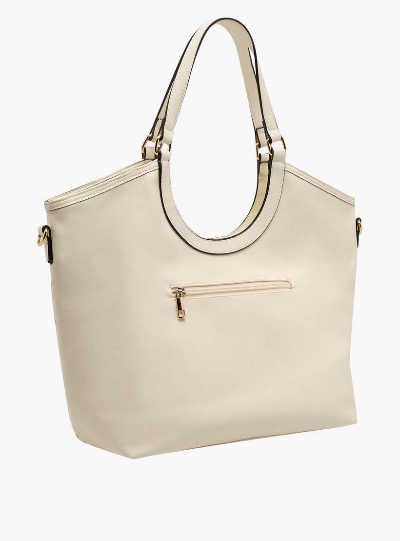 Marina Galanti Weave Textured Shopper Bag with Detachable Strap-women-bagsandwallets-handbags-image-5