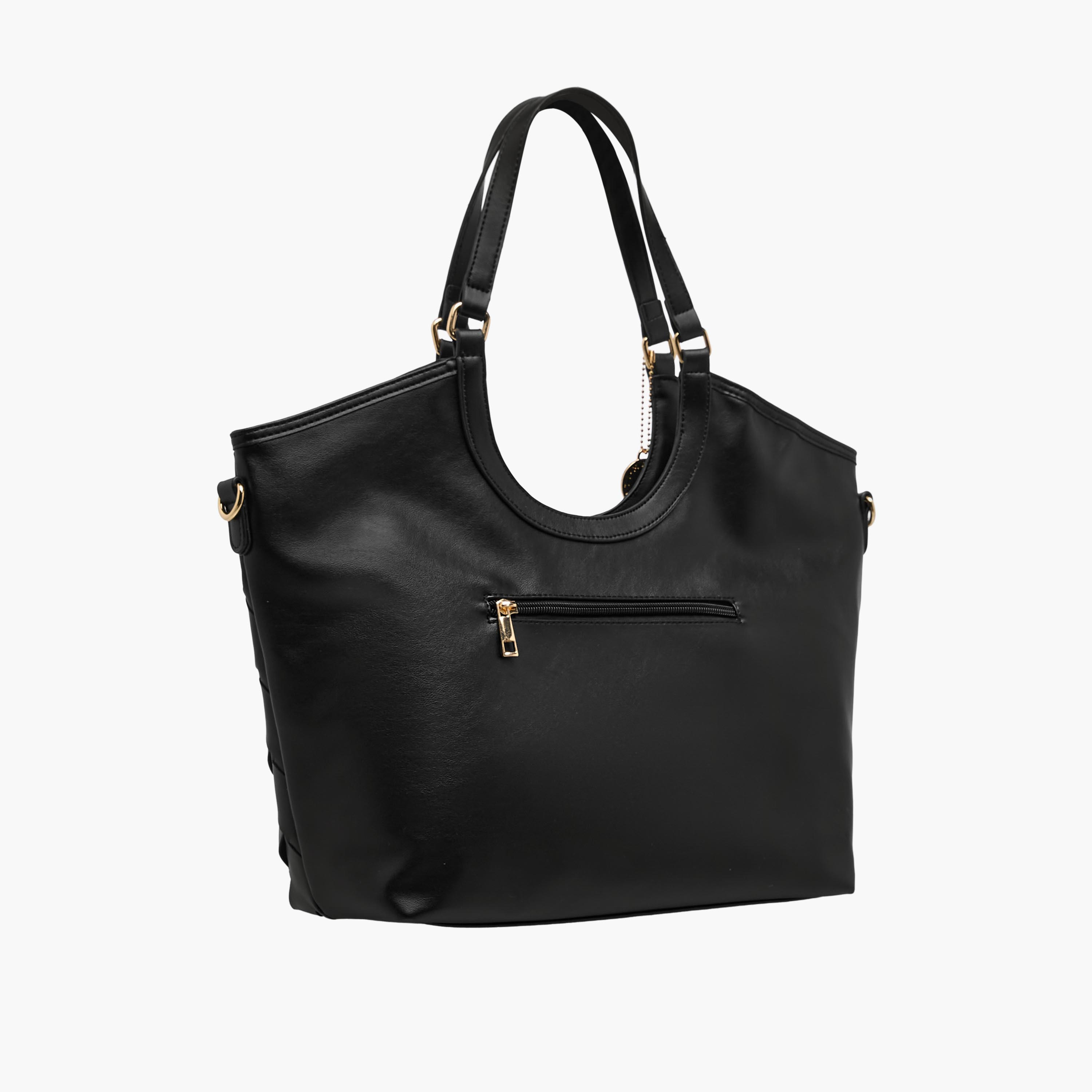 Marina Galanti Weave Textured Shopper Bag with Detachable Strap-women-bagsandwallets-handbags-image-4
