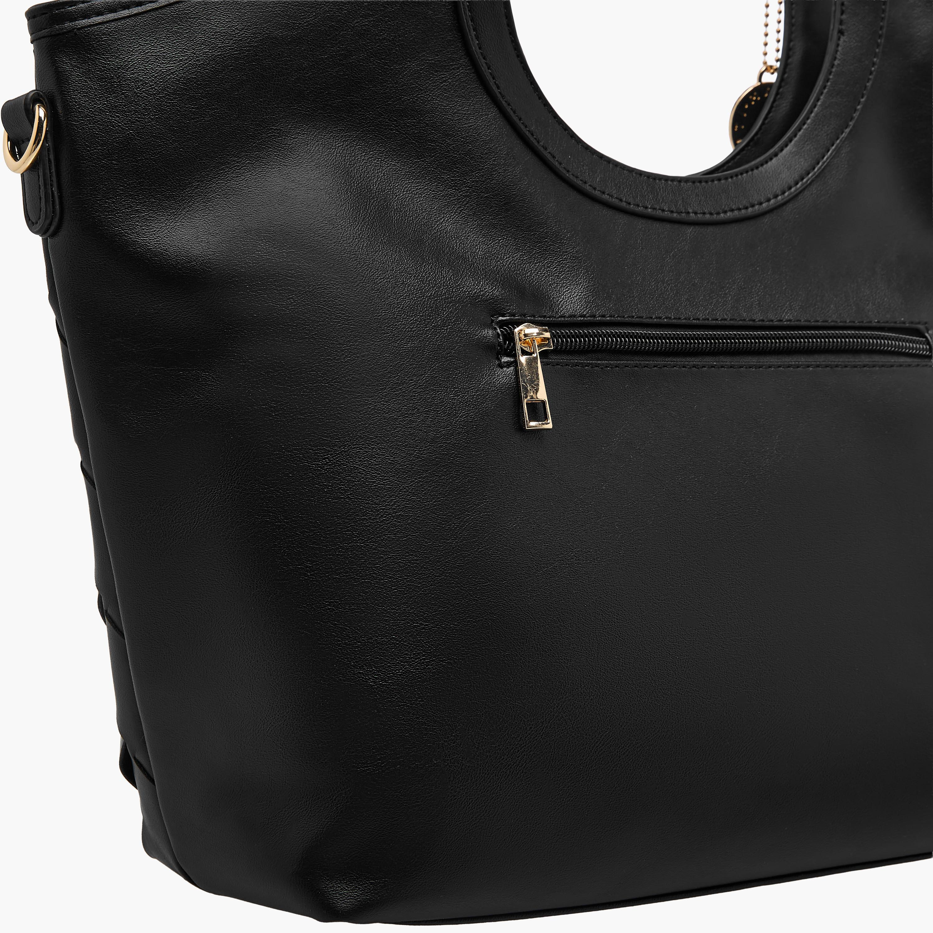 Marina Galanti Weave Textured Shopper Bag with Detachable Strap-women-bagsandwallets-handbags-image-6