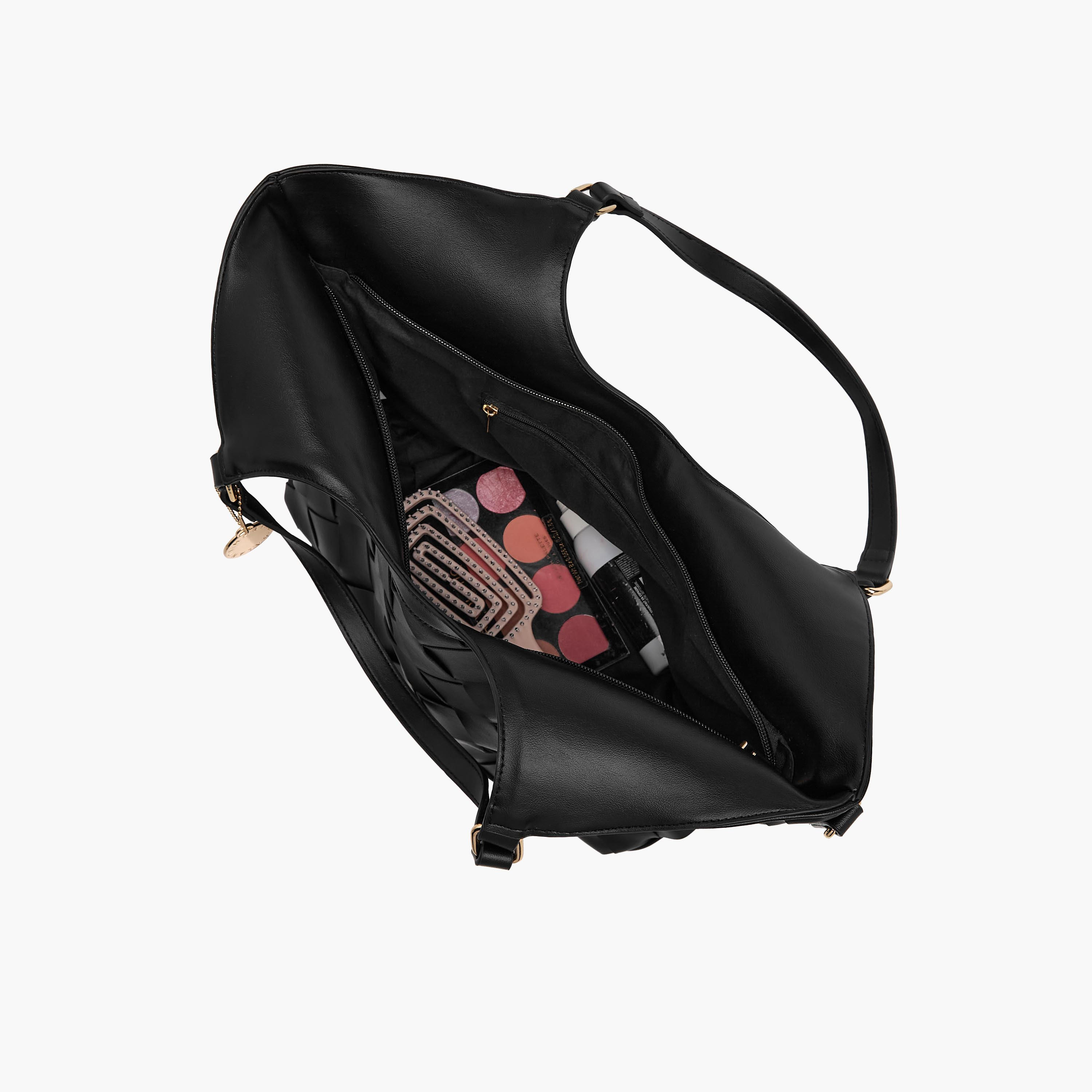 Marina Galanti Weave Textured Shopper Bag with Detachable Strap-women-bagsandwallets-handbags-image-9