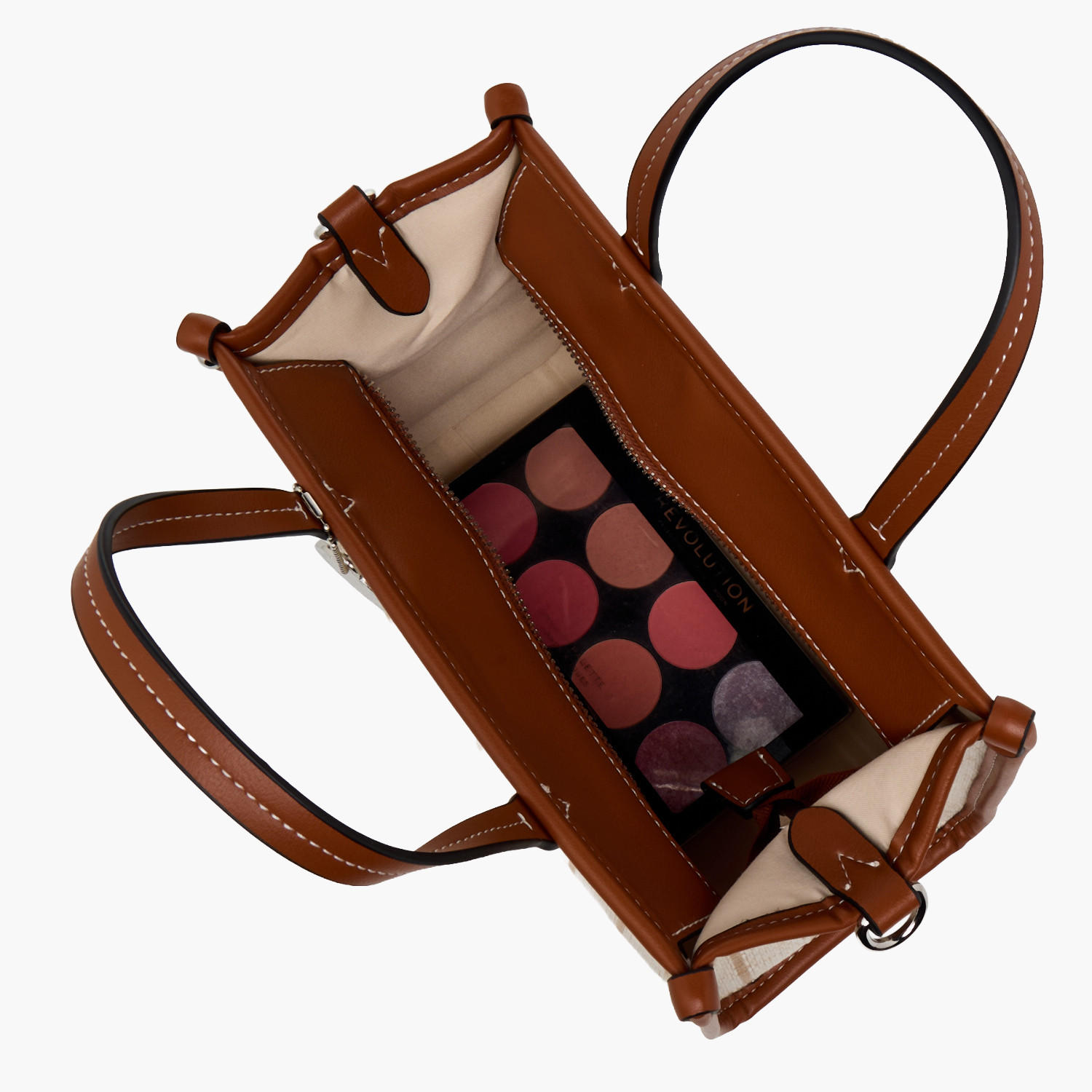 Marina Galanti Textured Tote Bag with Zip Closure-women-bagsandwallets-handbags-image-7