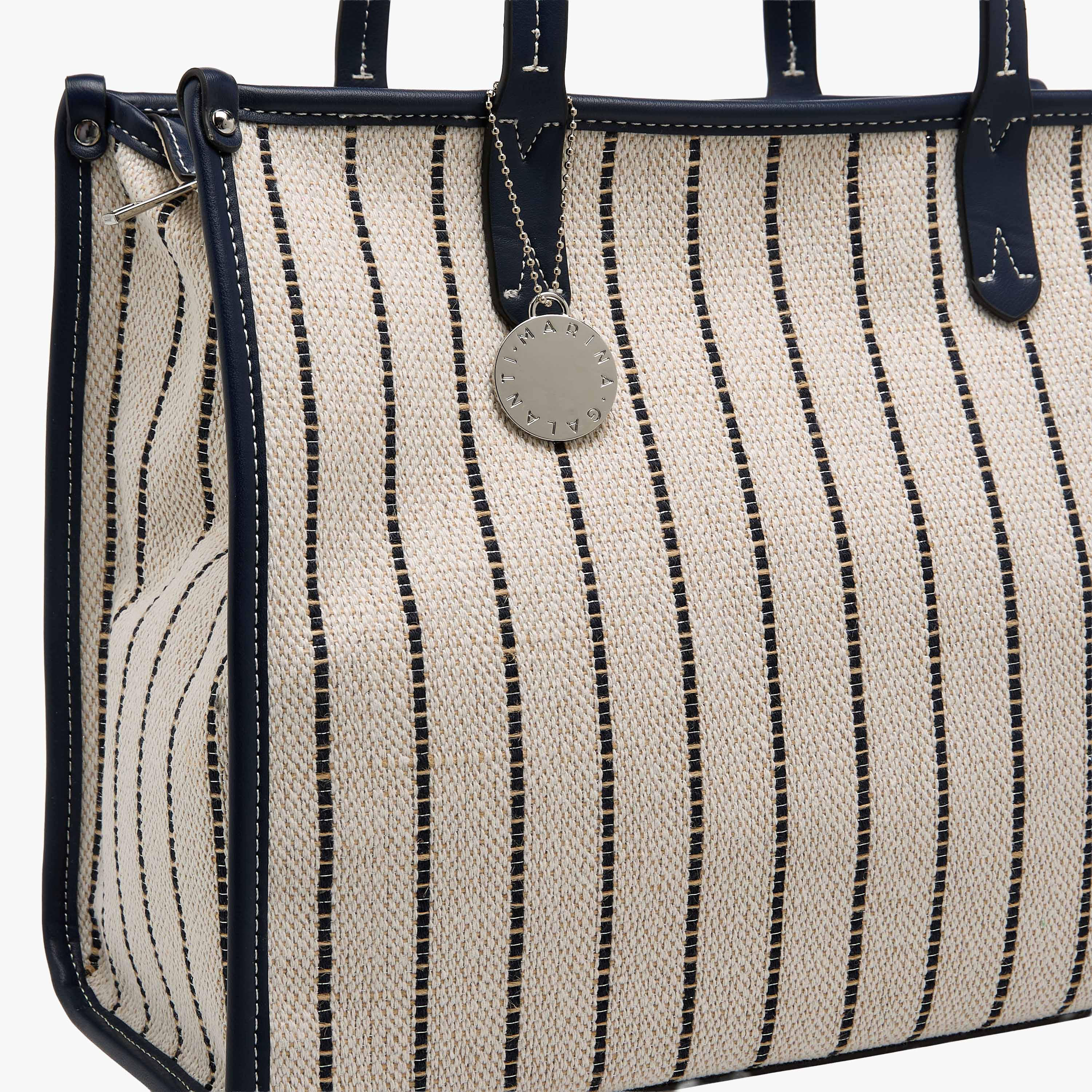 Marina Galanti Striped Tote Bag with Double Handle-women-bagsandwallets-handbags-image-5