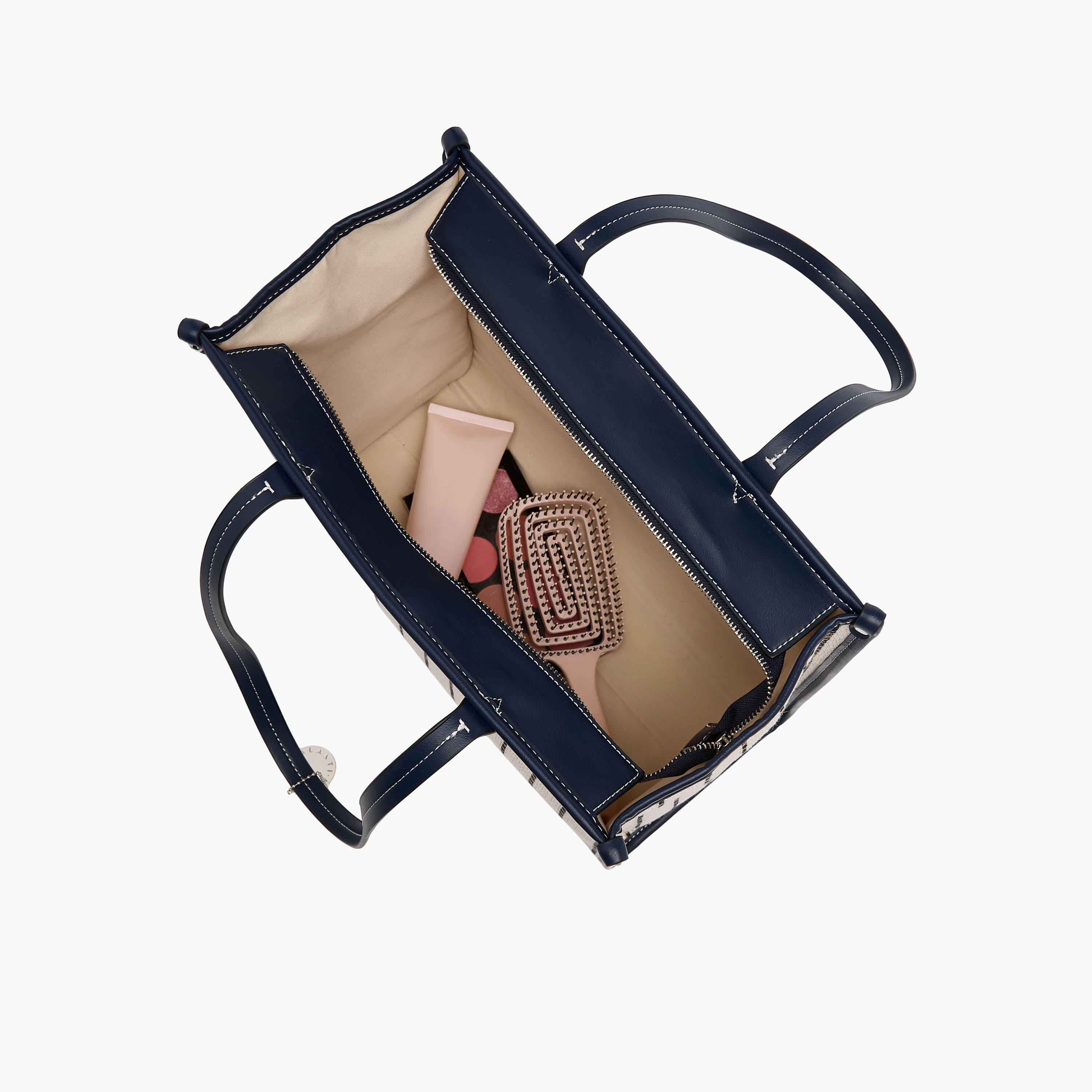 Marina Galanti Striped Tote Bag with Double Handle-women-bagsandwallets-handbags-image-8