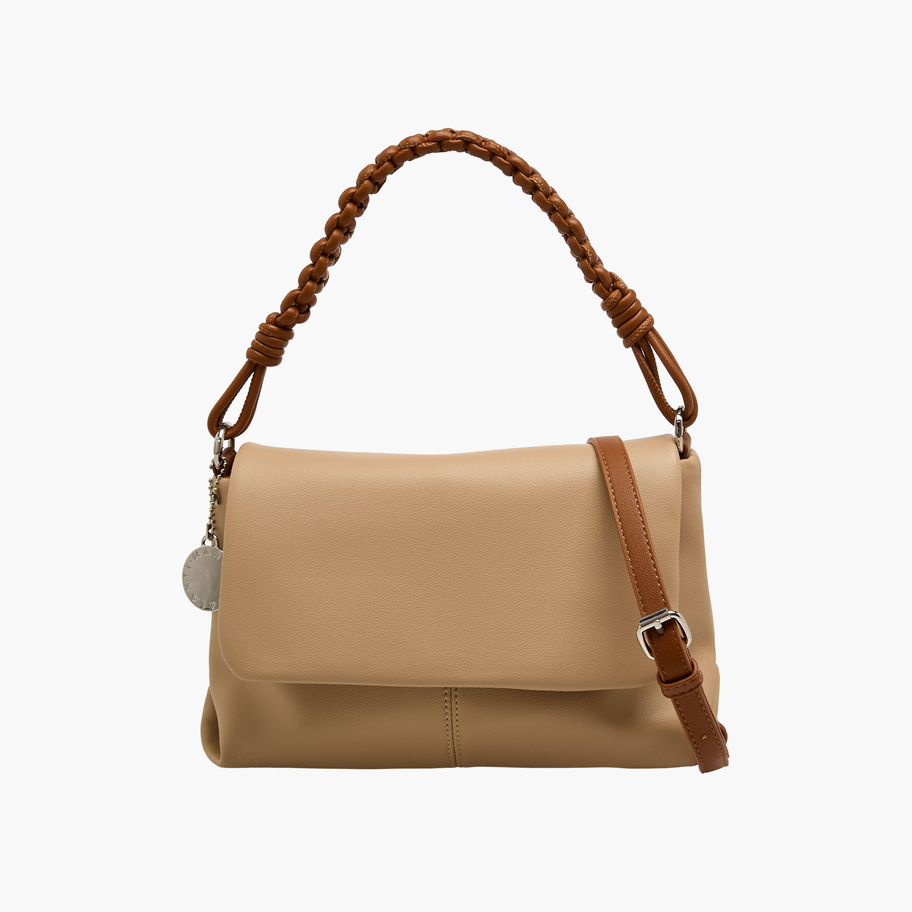 Marina Galanti Solid Shoulder Bag with Detachable Strap-women-bagsandwallets-handbags-image-1