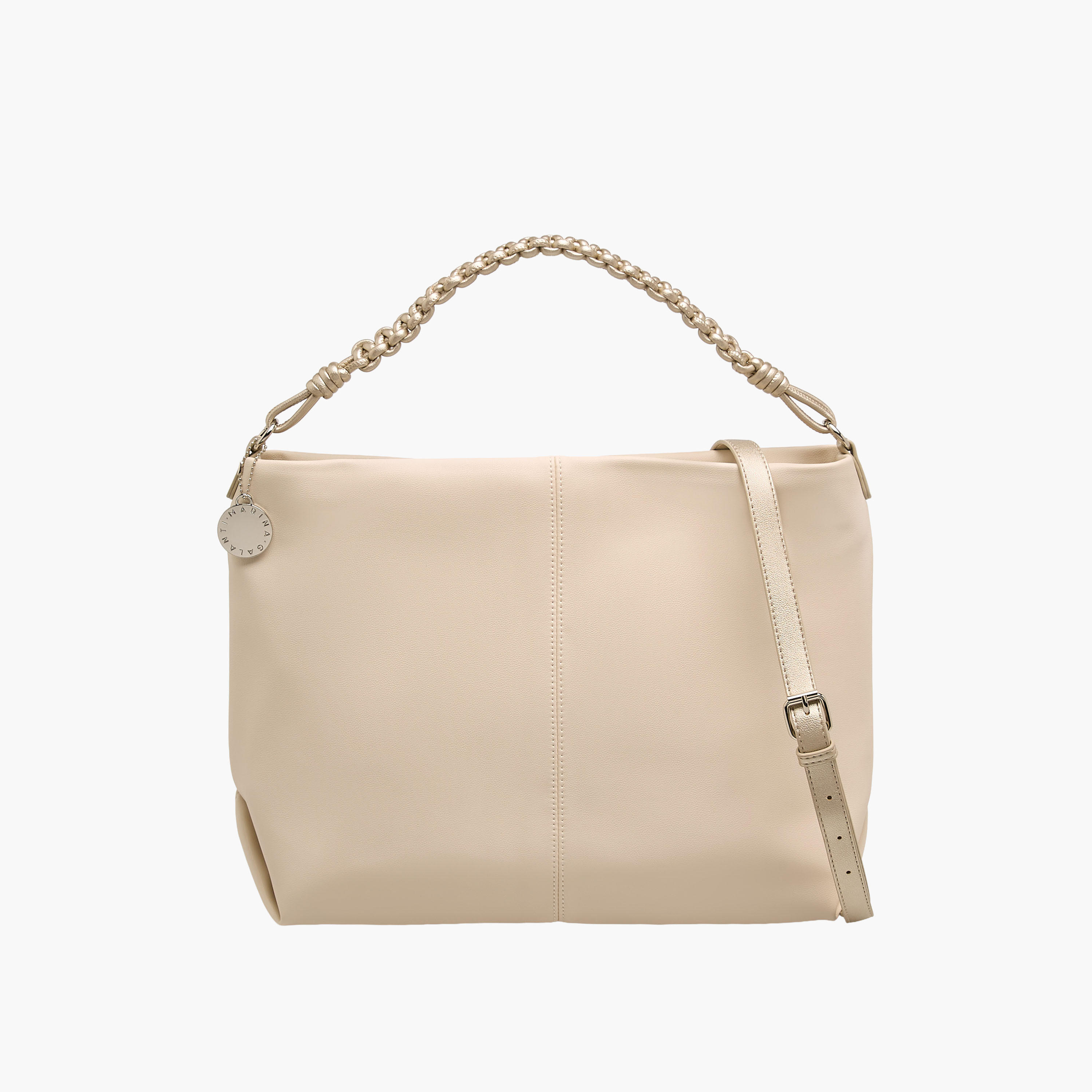 Marina Galanti Textured Tote Bag with Detachable Strap-women-bagsandwallets-handbags-image-1