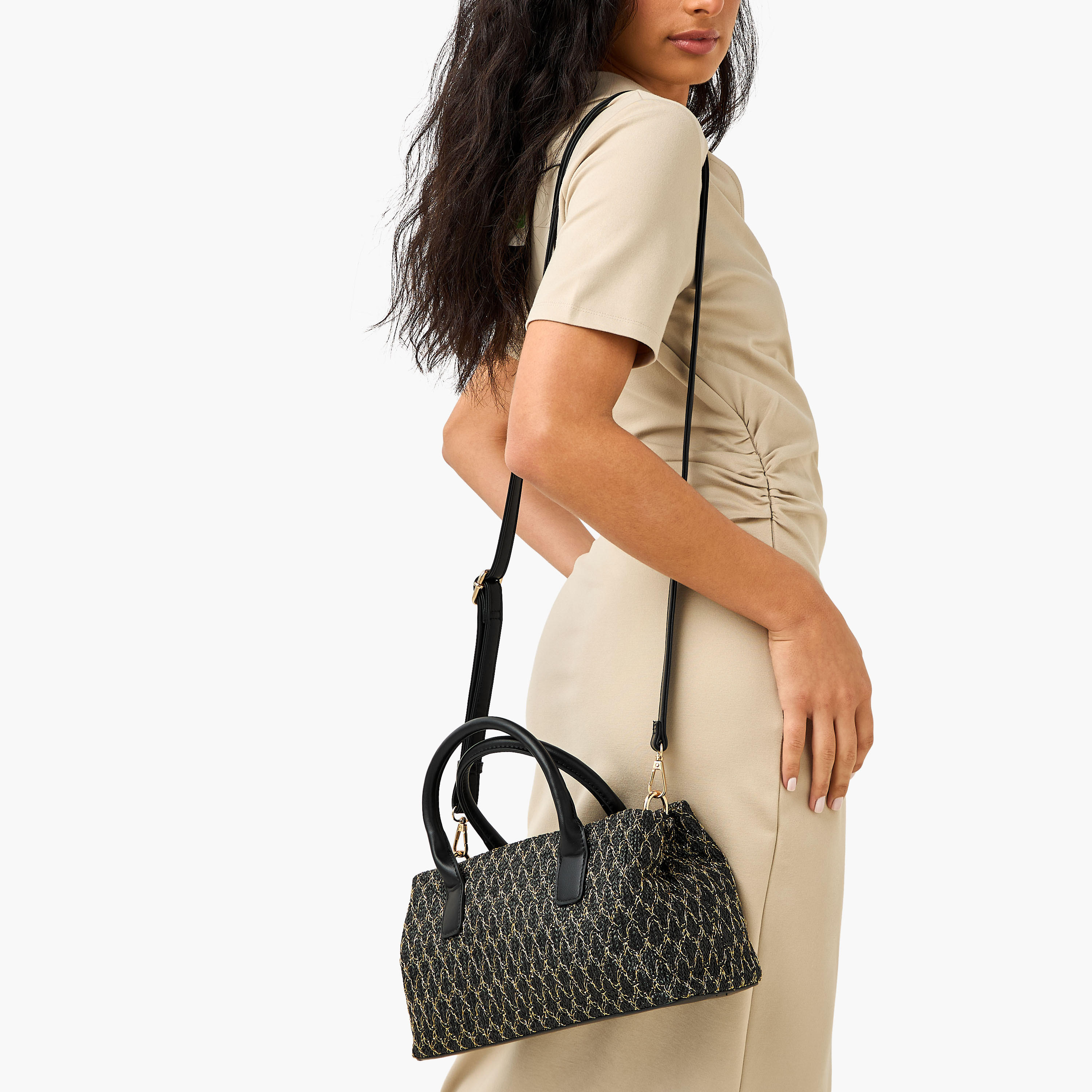 Marina Galanti Eastwest Textured Tote Bag with Detachable Strap-women-bagsandwallets-handbags-image-2