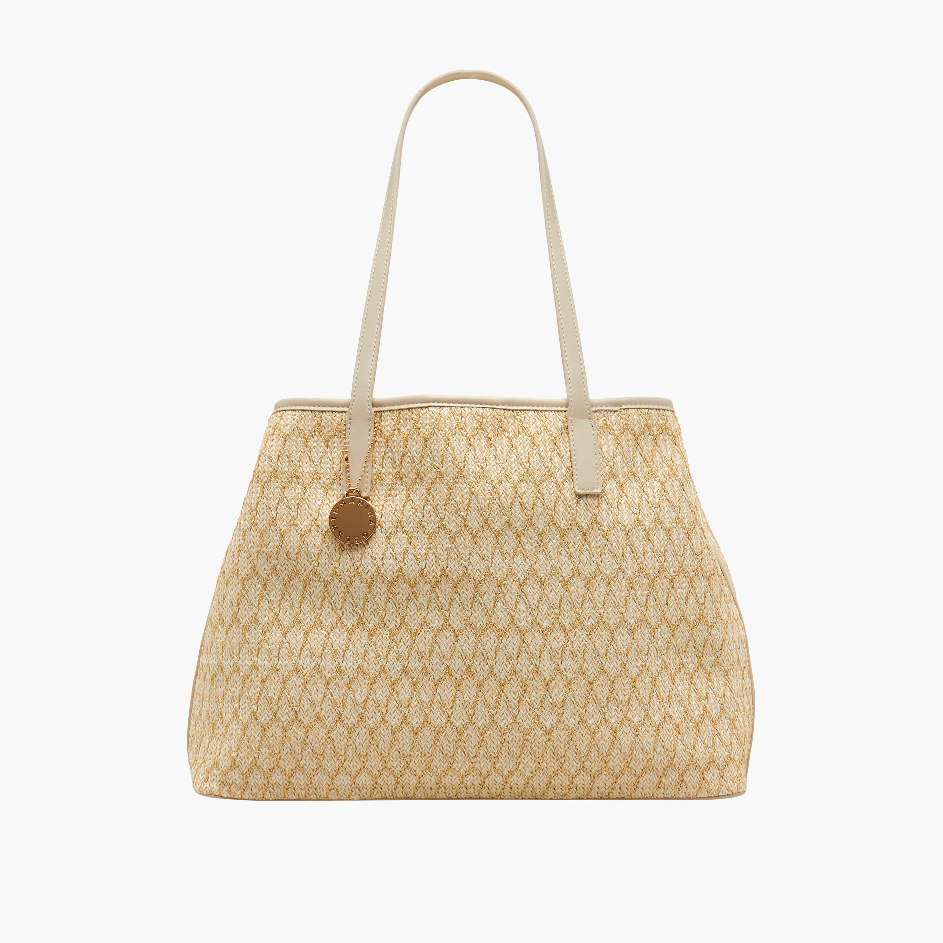 Marina Galanti Textured Tote Bag with Pouch-women-bagsandwallets-handbags-image-3