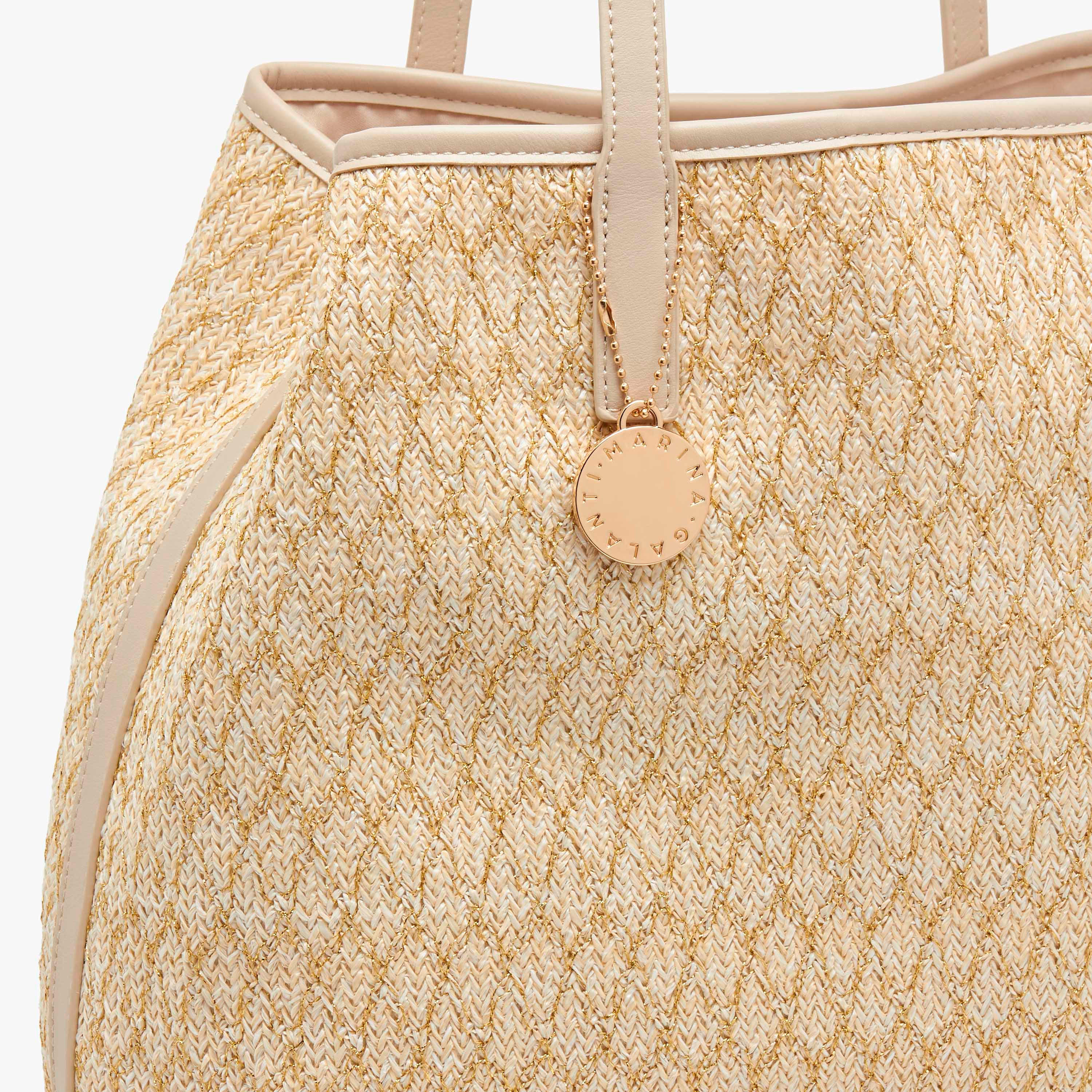 Marina Galanti Textured Tote Bag with Pouch-women-bagsandwallets-handbags-image-7