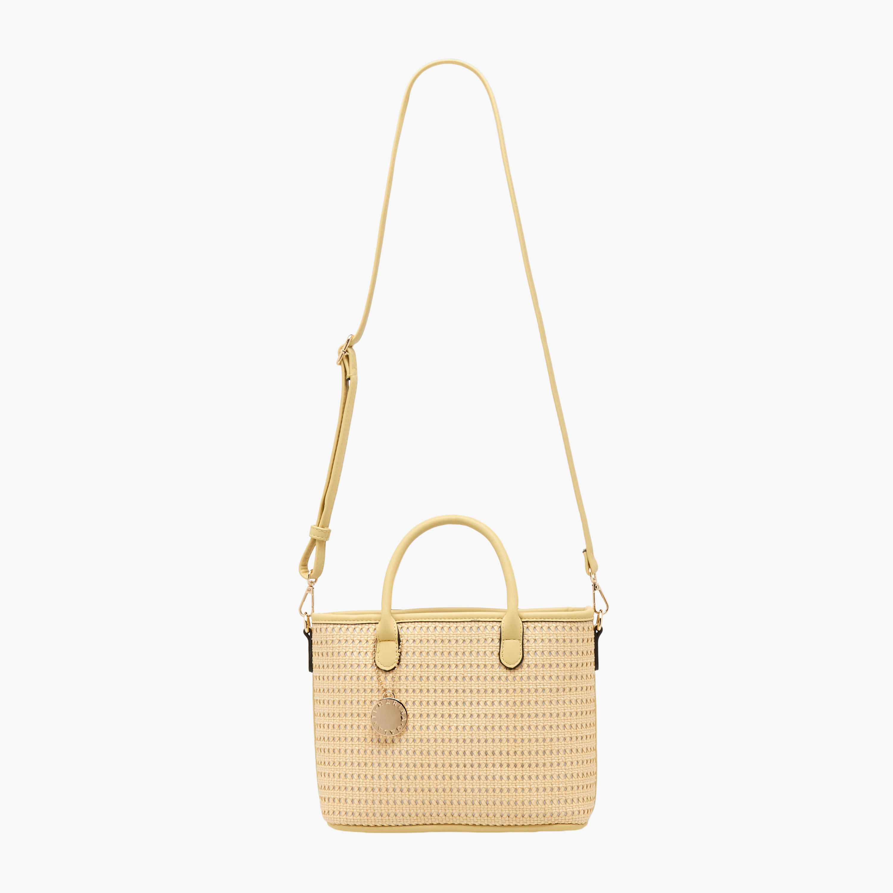 Marina Galanti Textured Tote Bag with Detachable Strap-women-bagsandwallets-handbags-image-3