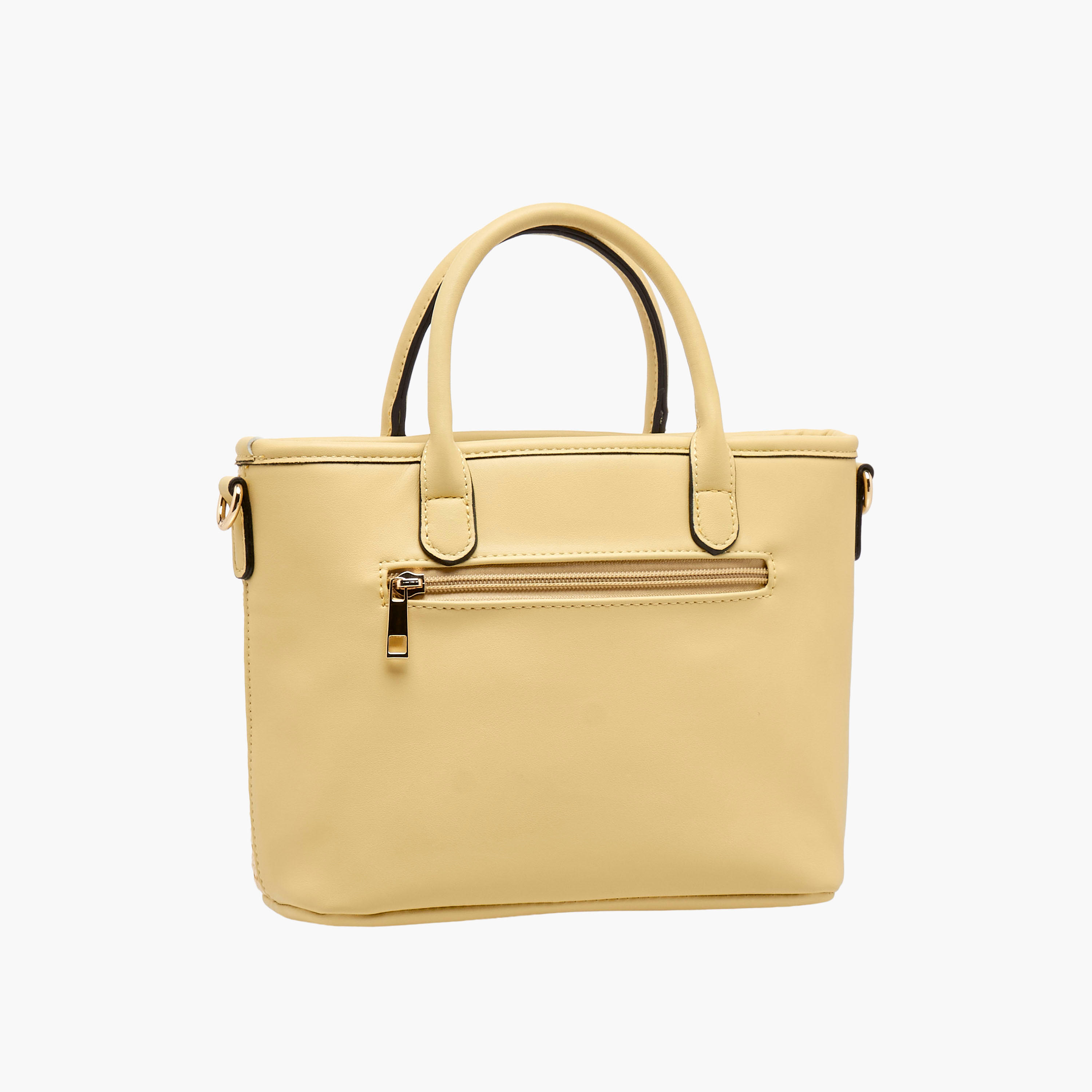 Marina Galanti Textured Tote Bag with Detachable Strap-women-bagsandwallets-handbags-image-4
