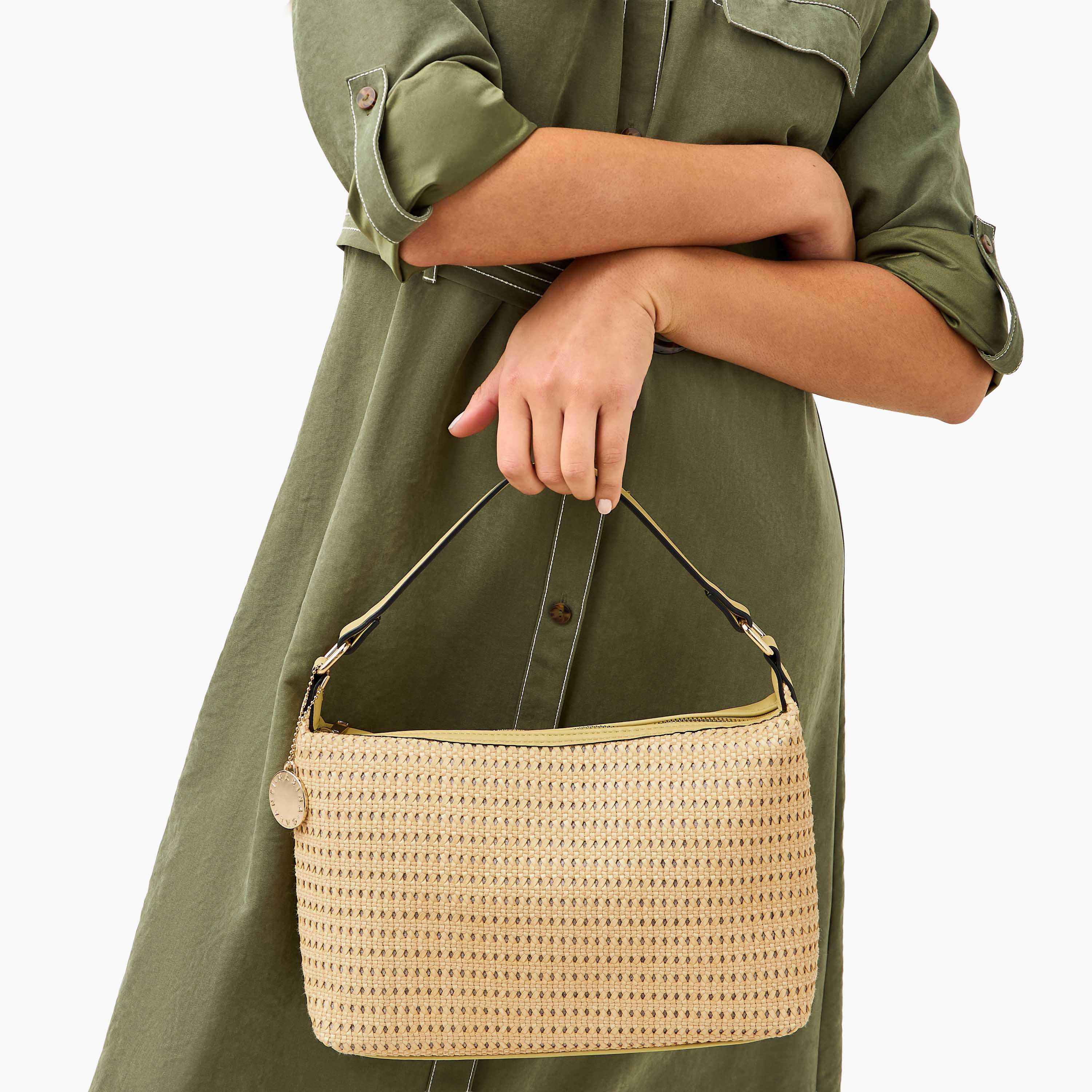 Marina Galanti Textured Shoulder Bag with Detachable Strap-women-bagsandwallets-handbags-image-8