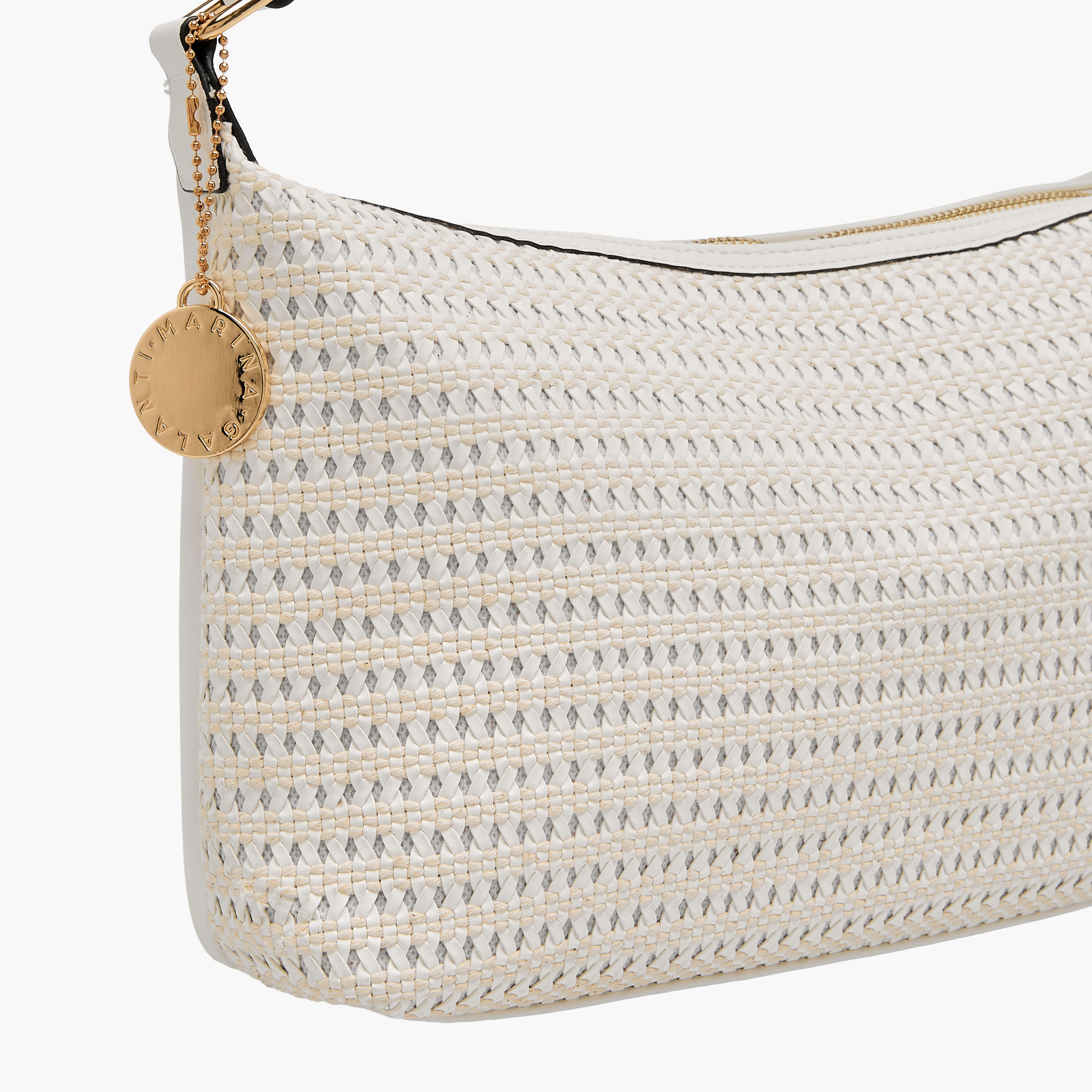 Marina Galanti Textured Shoulder Bag with Detachable Strap-women-bagsandwallets-handbags-image-5