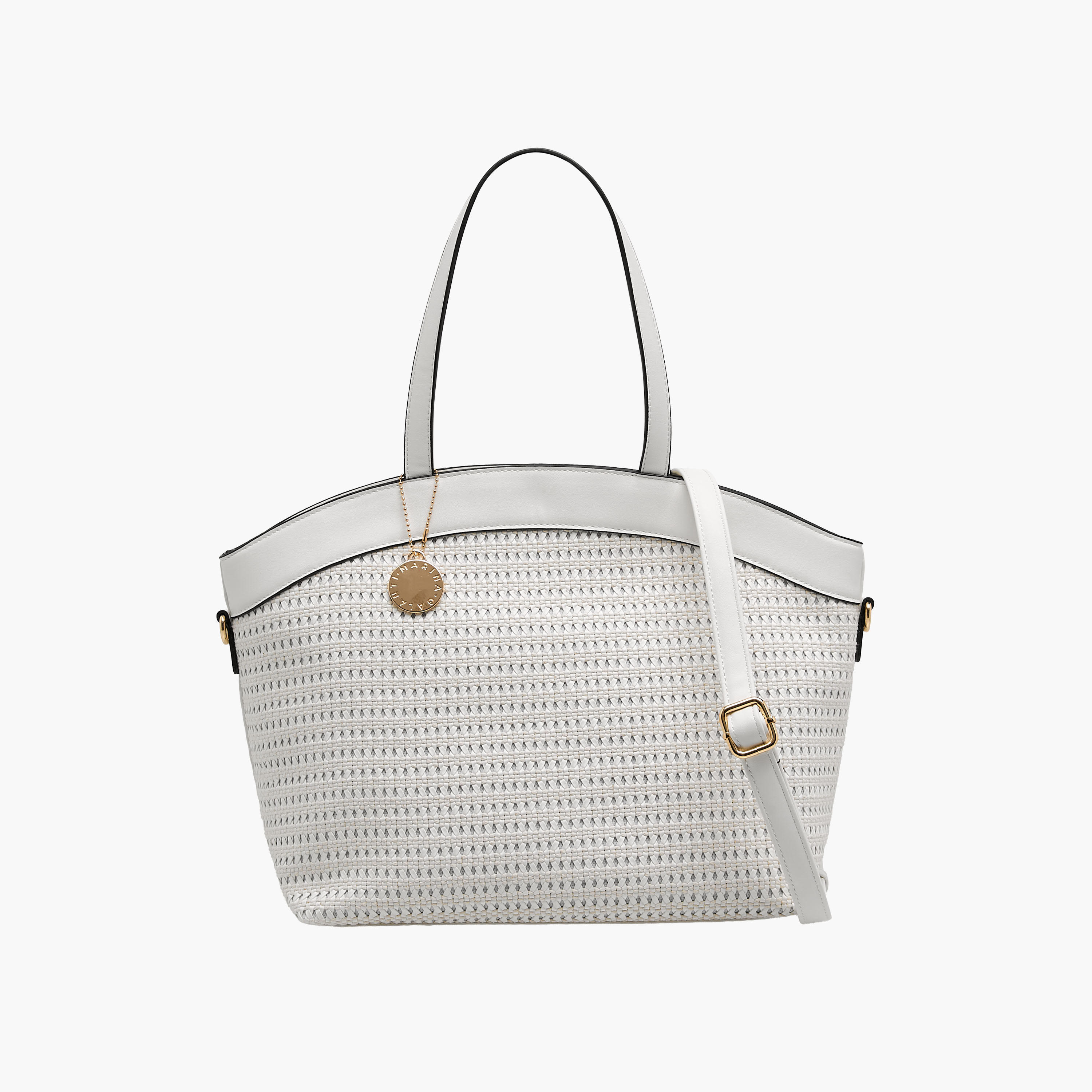 شنطة توتي بارزة الملمس بحزام قابل للفصل من مارينا جالانتي-women-bagsandwallets-handbags-image-1