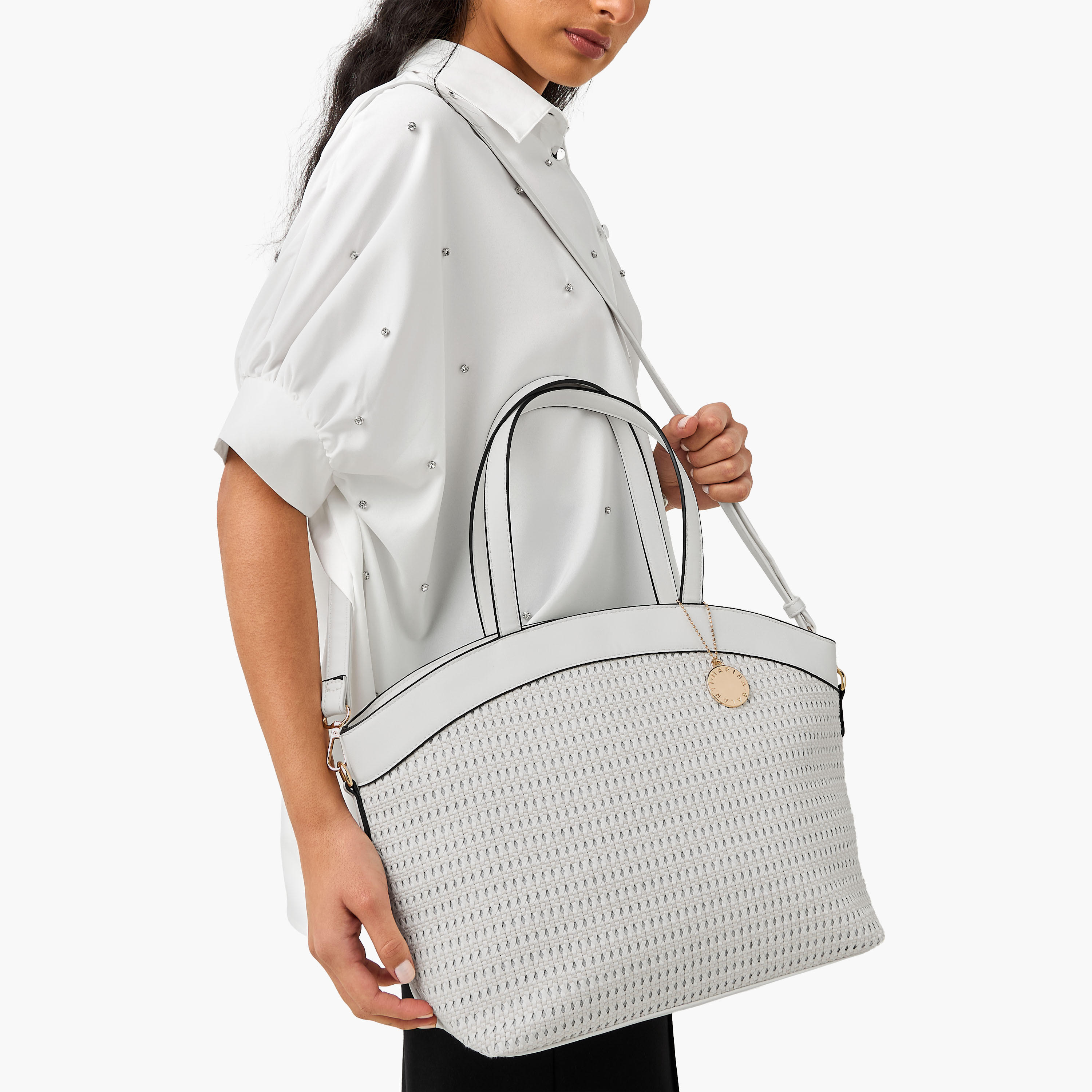 شنطة توتي بارزة الملمس بحزام قابل للفصل من مارينا جالانتي-women-bagsandwallets-handbags-image-2