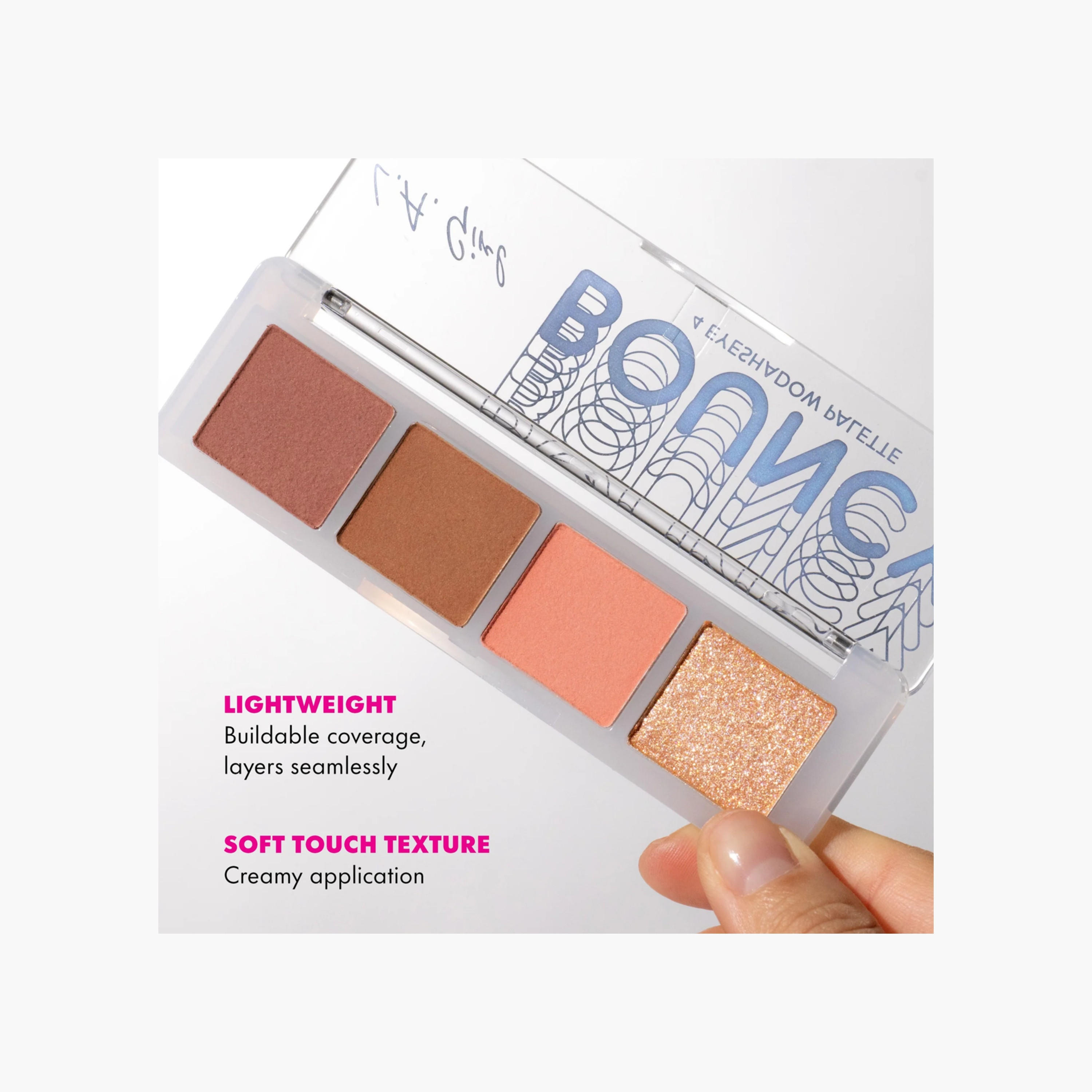 L.A. Girl Bouncy Eyeshadow Quad Palette-beautyandpersonalcare-makeup-eyes-eyeshadows-image-5