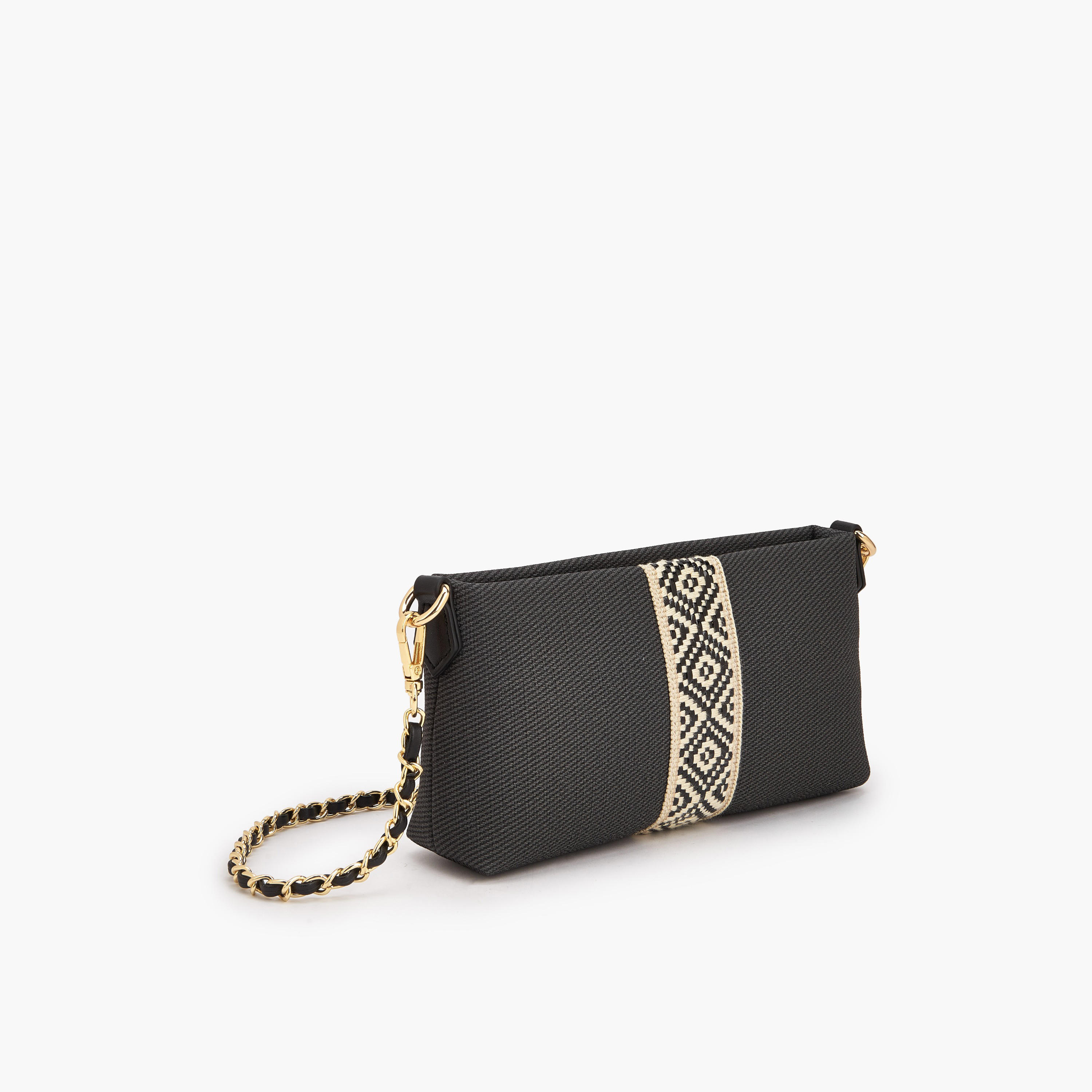 Le Confort Textured Crossbody Bag with Detachable Chain Strap-women-bagsandwallets-handbags-image-4