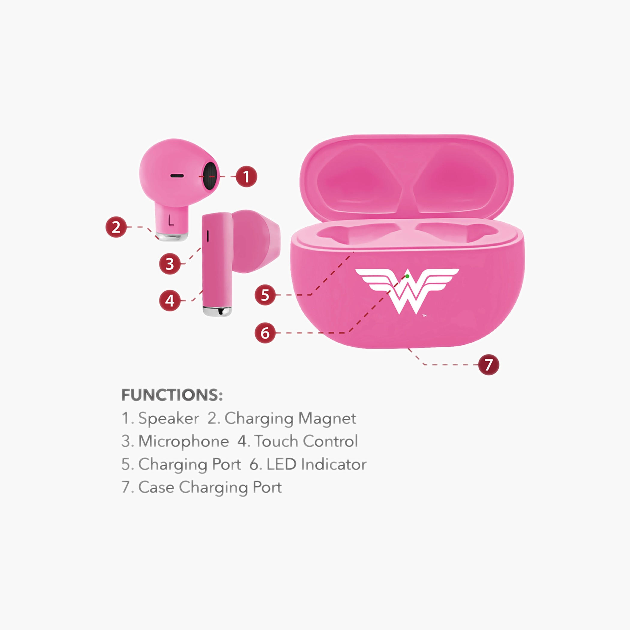 Touchmate Wonder Woman Wireless Earbuds-electronics-accessories-image-6