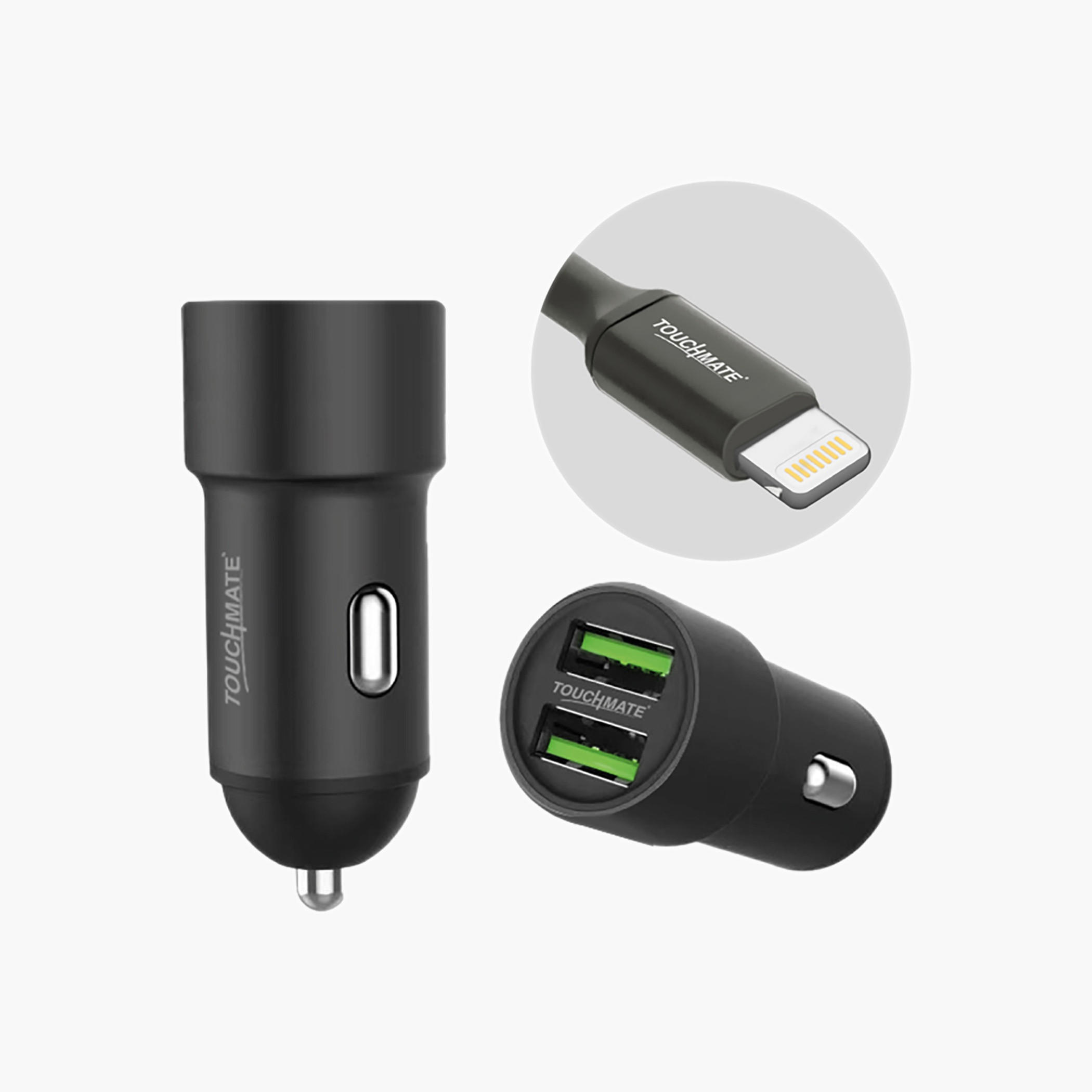Touchmate Dual USB Port Car Charger-electronics-accessories-image-1