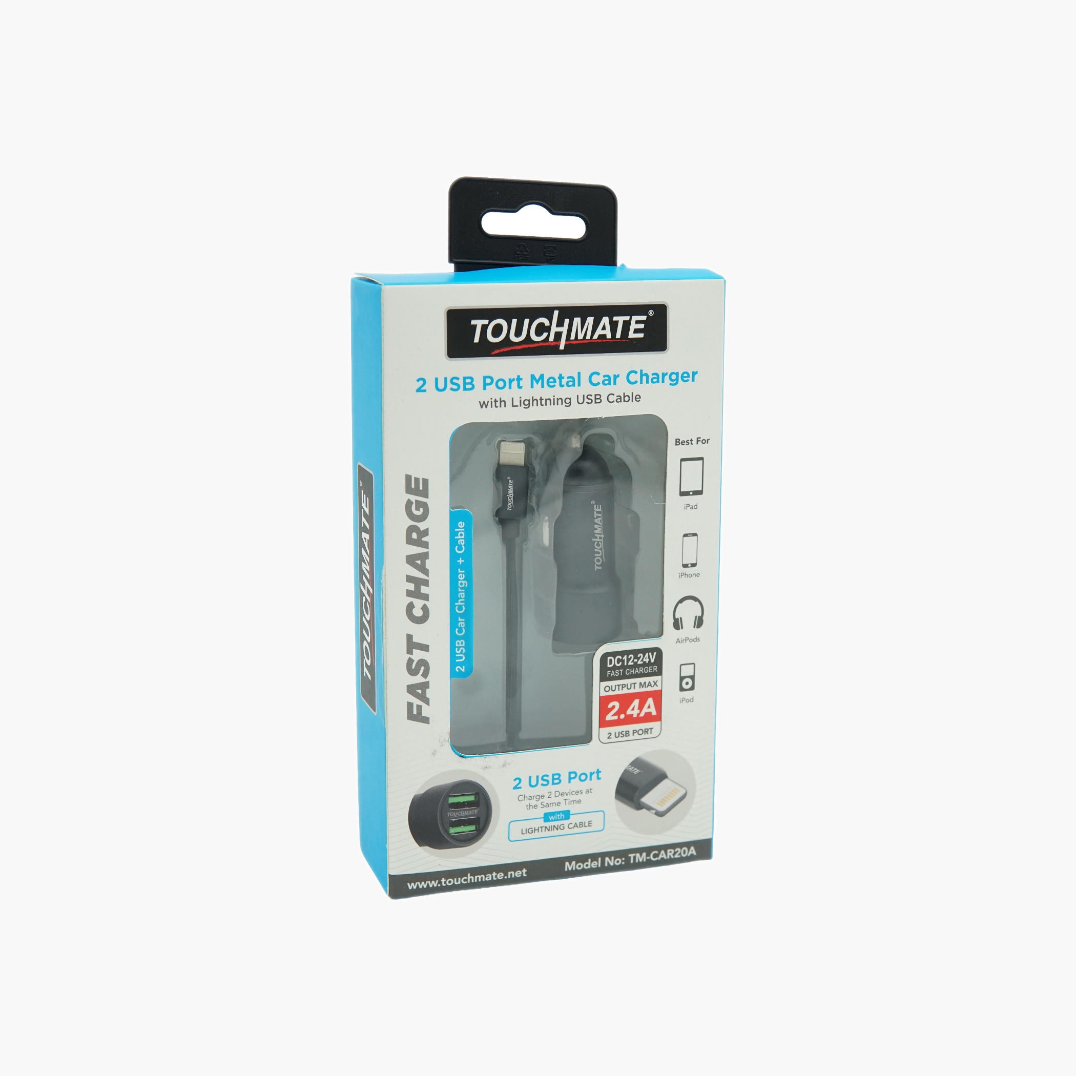 Touchmate Dual USB Port Car Charger-electronics-accessories-image-3