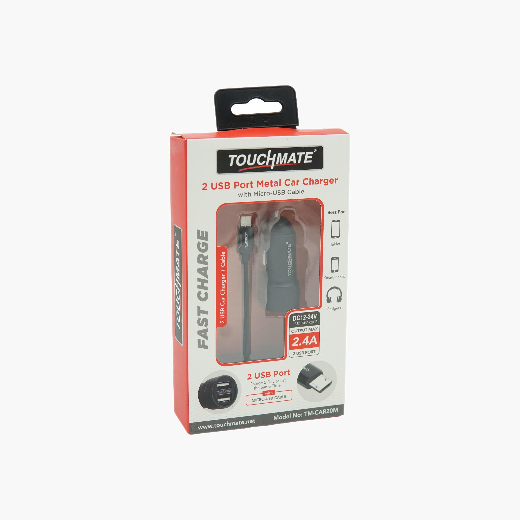 Touchmate Dual USB Port Car Charger-electronics-accessories-image-2