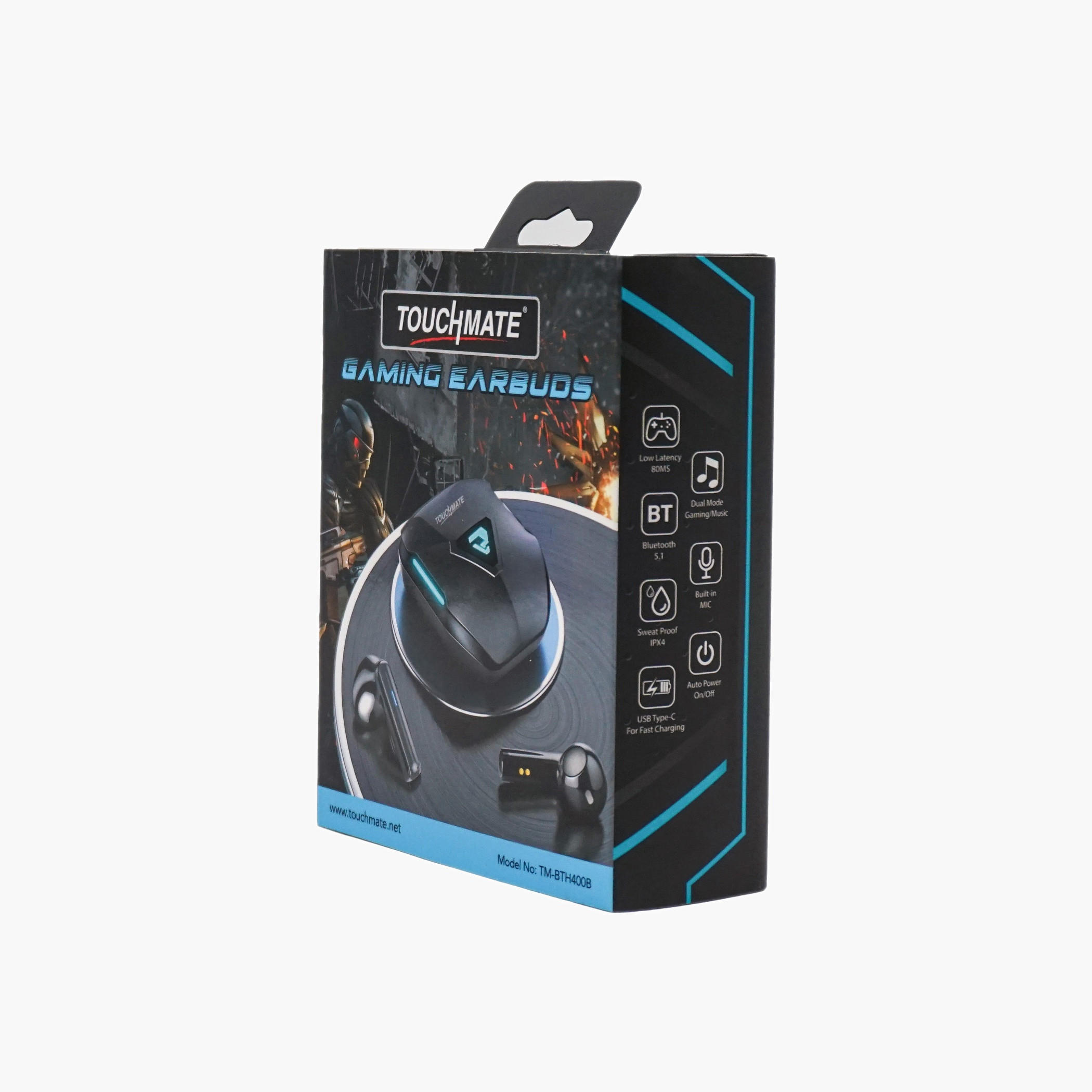 Touchmate Wireless Gaming Earbuds with Microphone-electronics-accessories-image-2