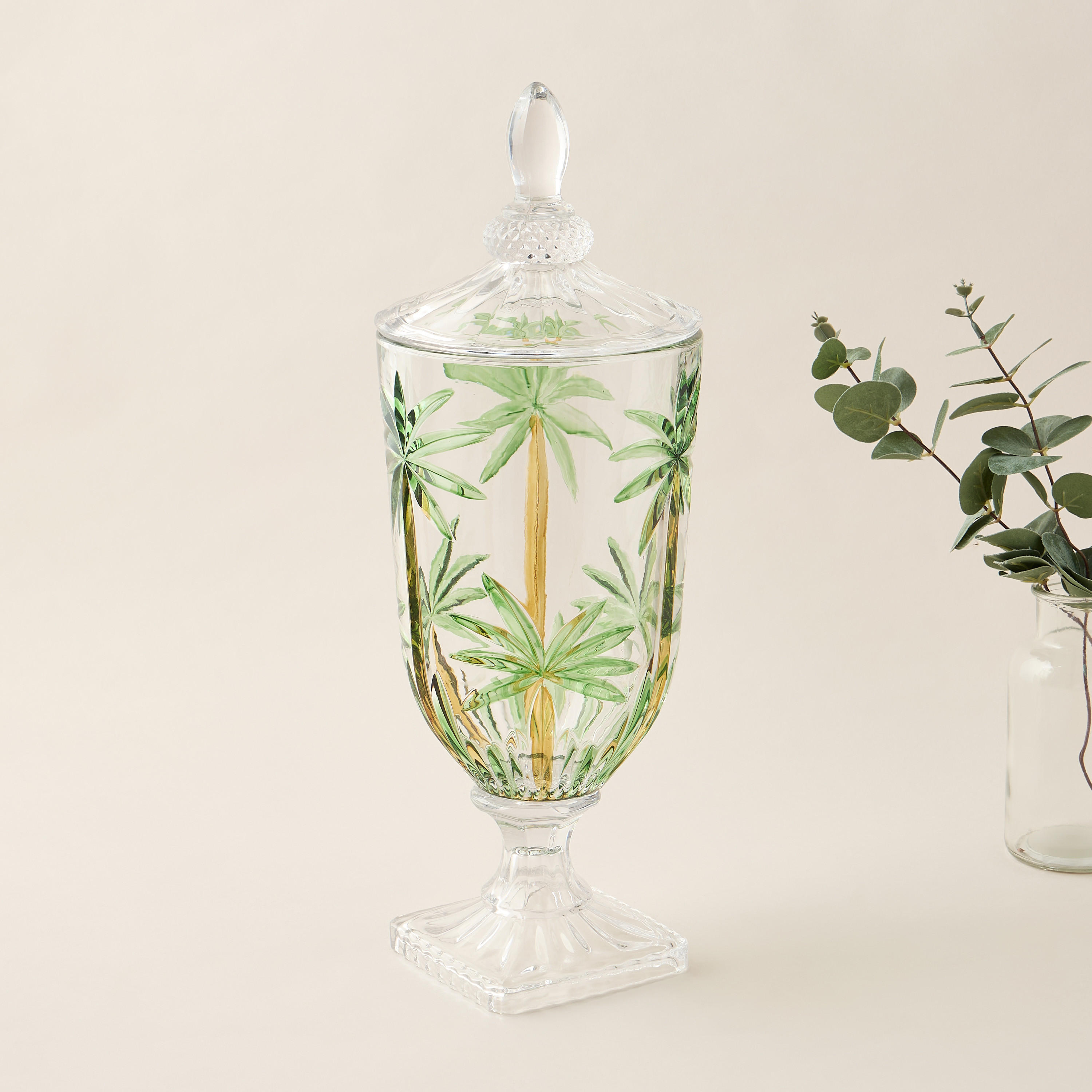 Palm Tree Hand-Painted Beverage Dispenser - 3.5 L-household-dining-drinkserveware-dispensers-image-2