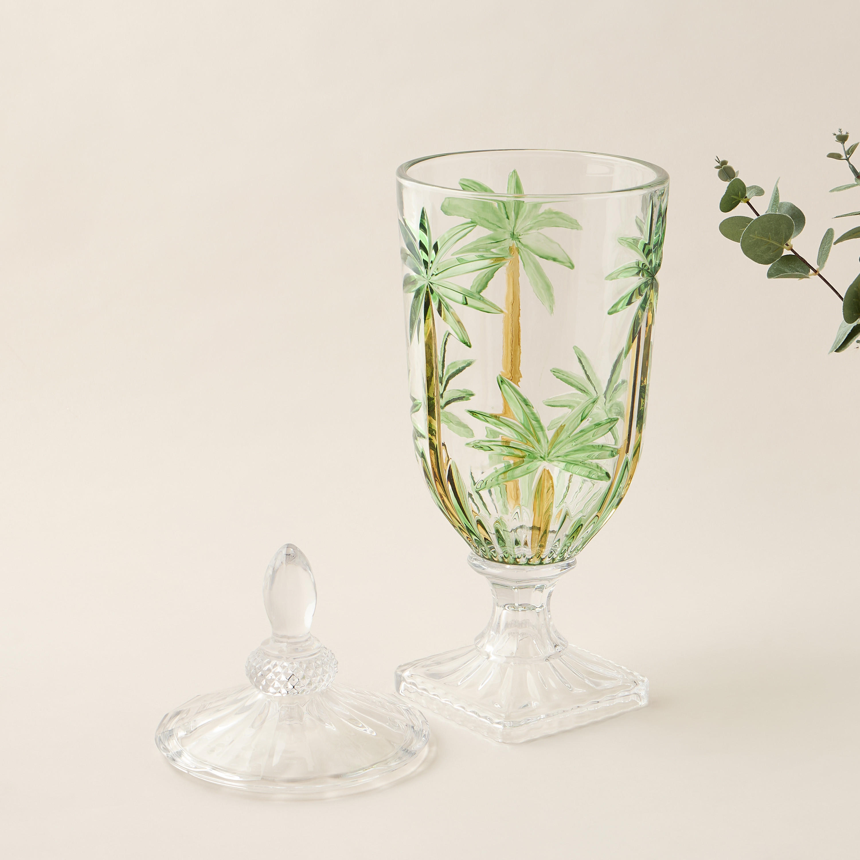 Palm Tree Hand-Painted Beverage Dispenser - 3.5 L-household-dining-drinkserveware-dispensers-image-3