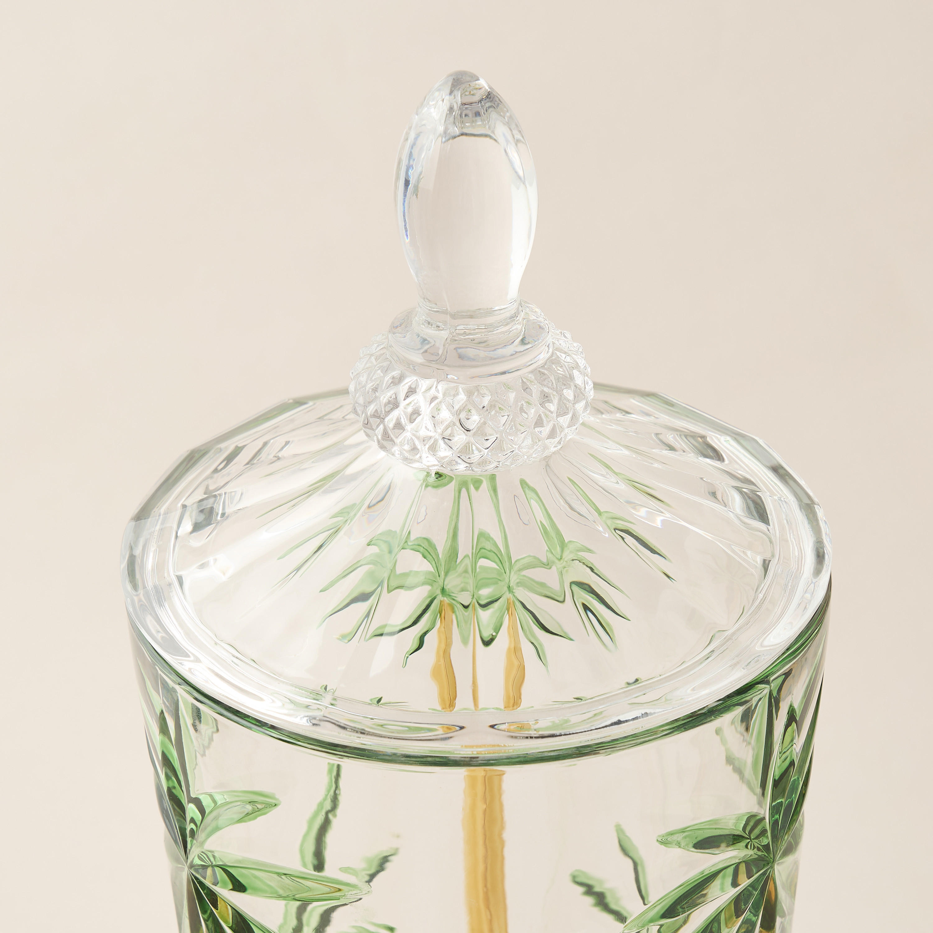 Palm Tree Hand-Painted Beverage Dispenser - 3.5 L-household-dining-drinkserveware-dispensers-image-4