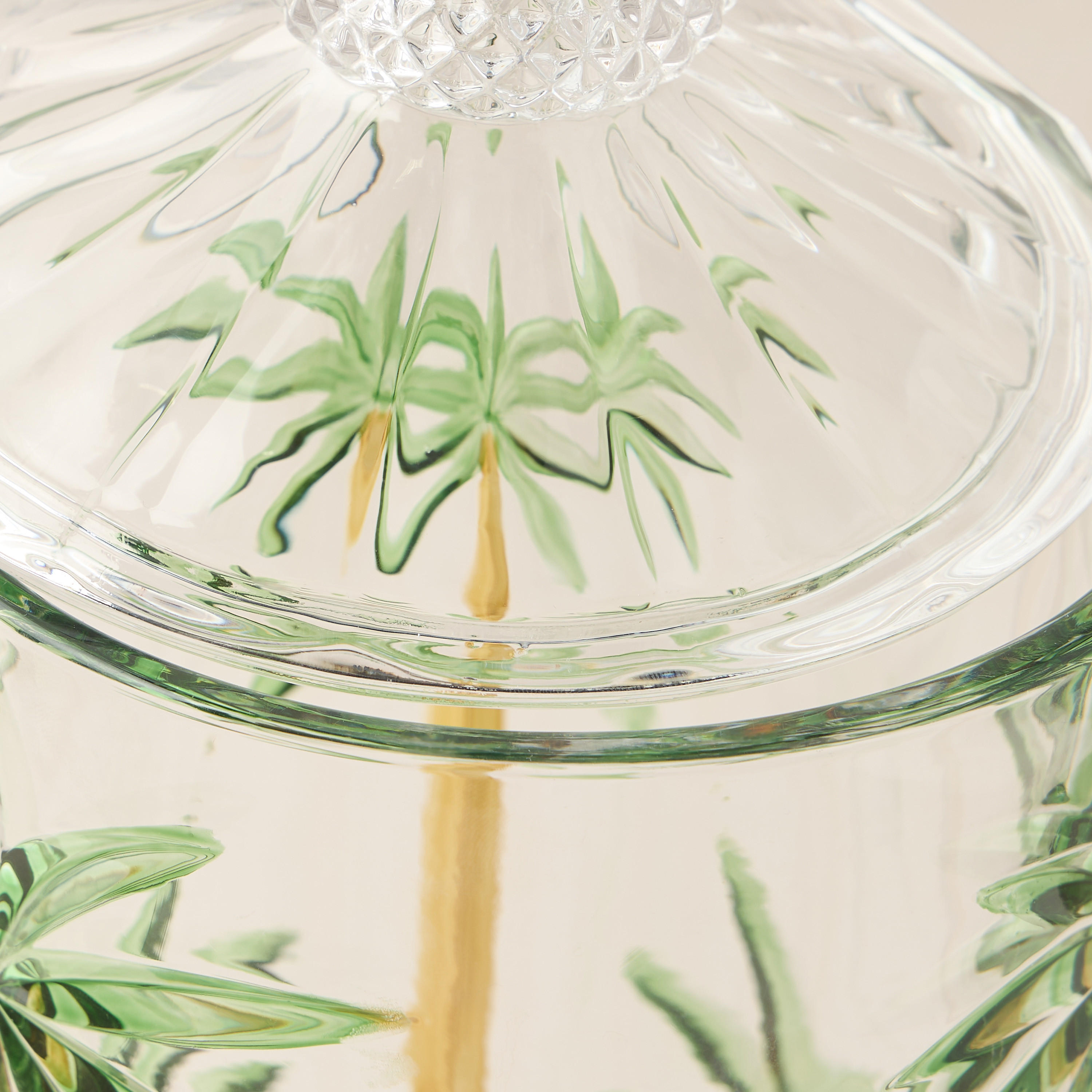 Palm Tree Hand-Painted Beverage Dispenser - 3.5 L-household-dining-drinkserveware-dispensers-image-6