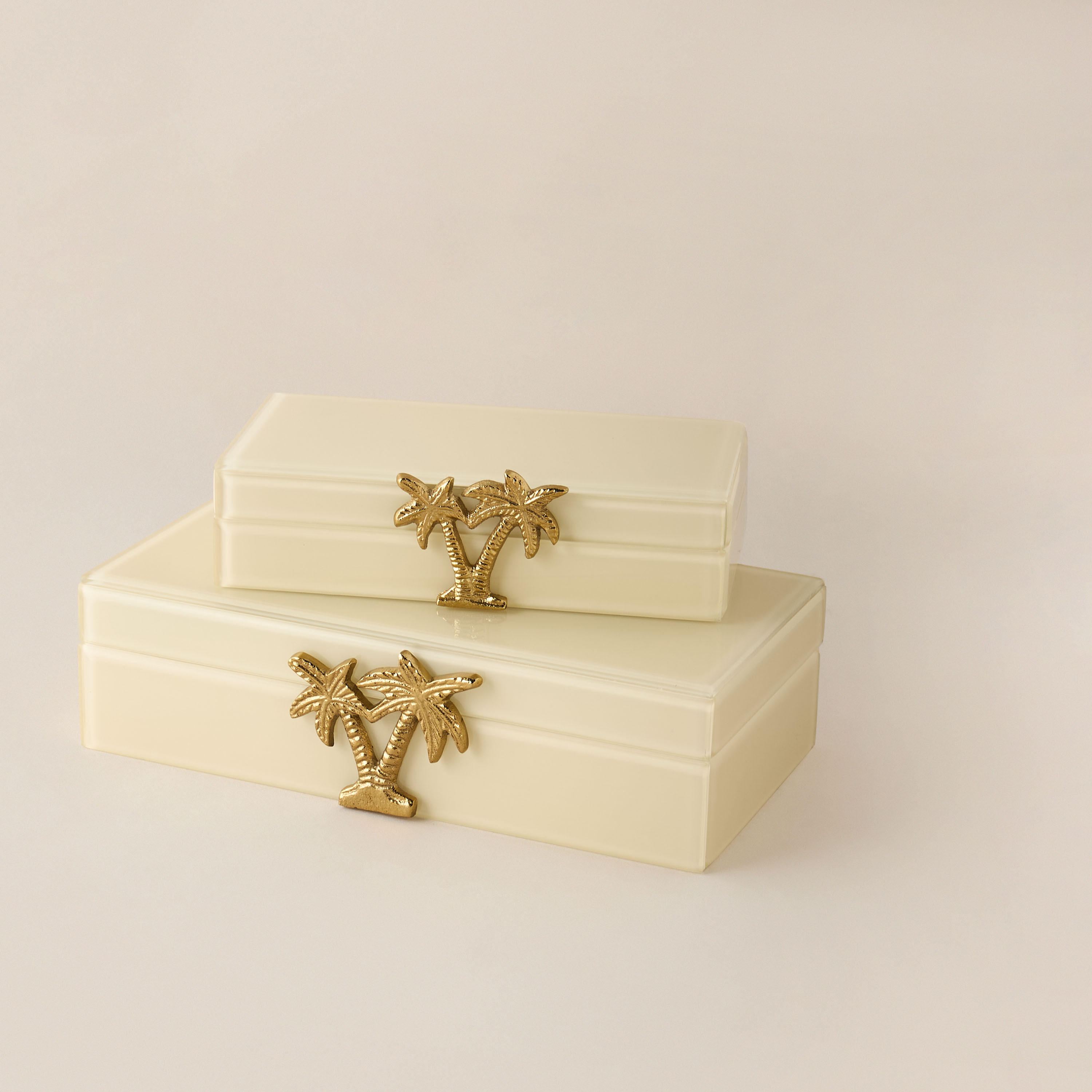 Palm Tree Accent Decorative Storage Box - 29x12x7 cms-household-storage-jewelleryorganizing-jewelleryboxesandstands-image-7