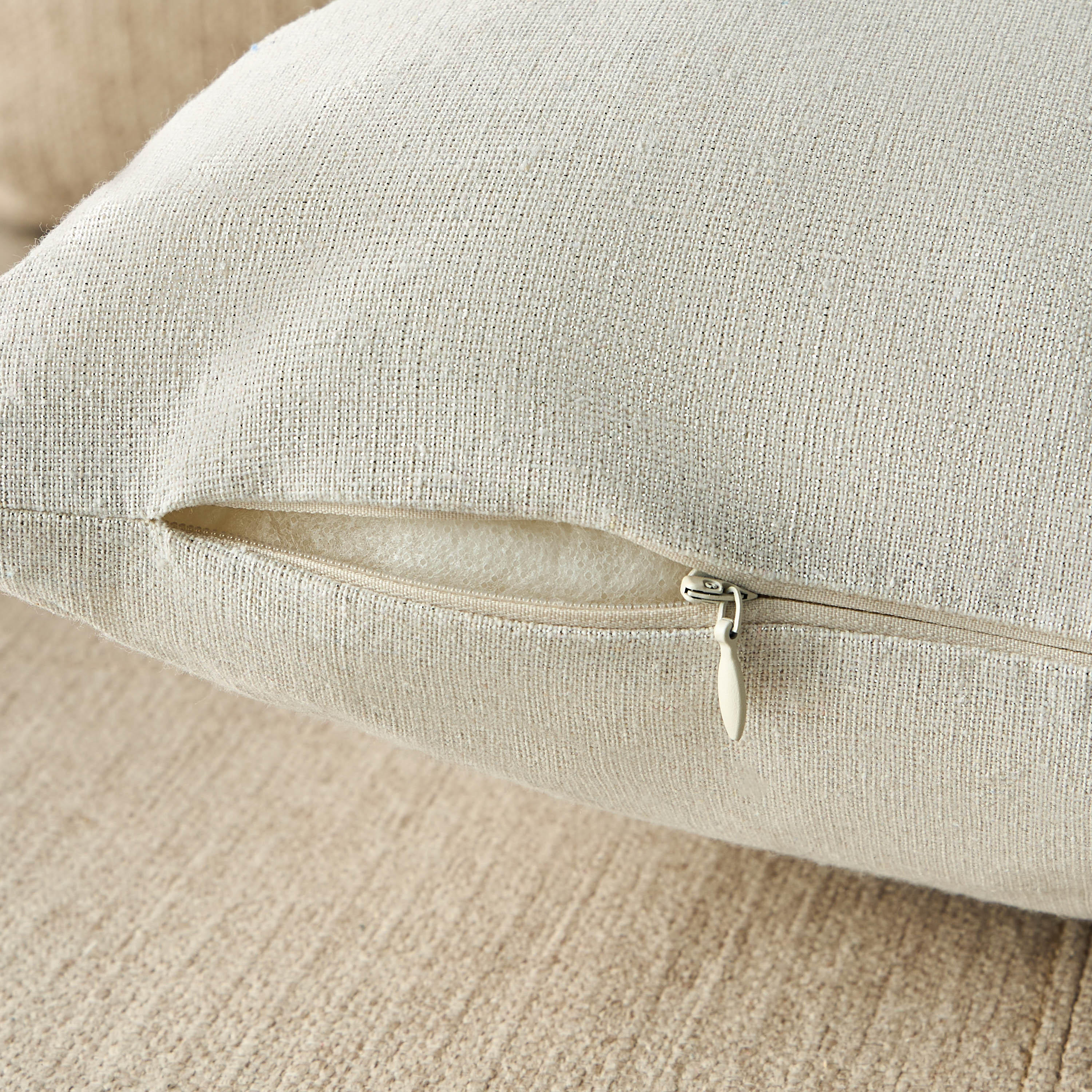 Filled Cushion with Zip Closure - 45x45 cm-household-cushionsandthrows-filledcushions-decorativecushions-image-3
