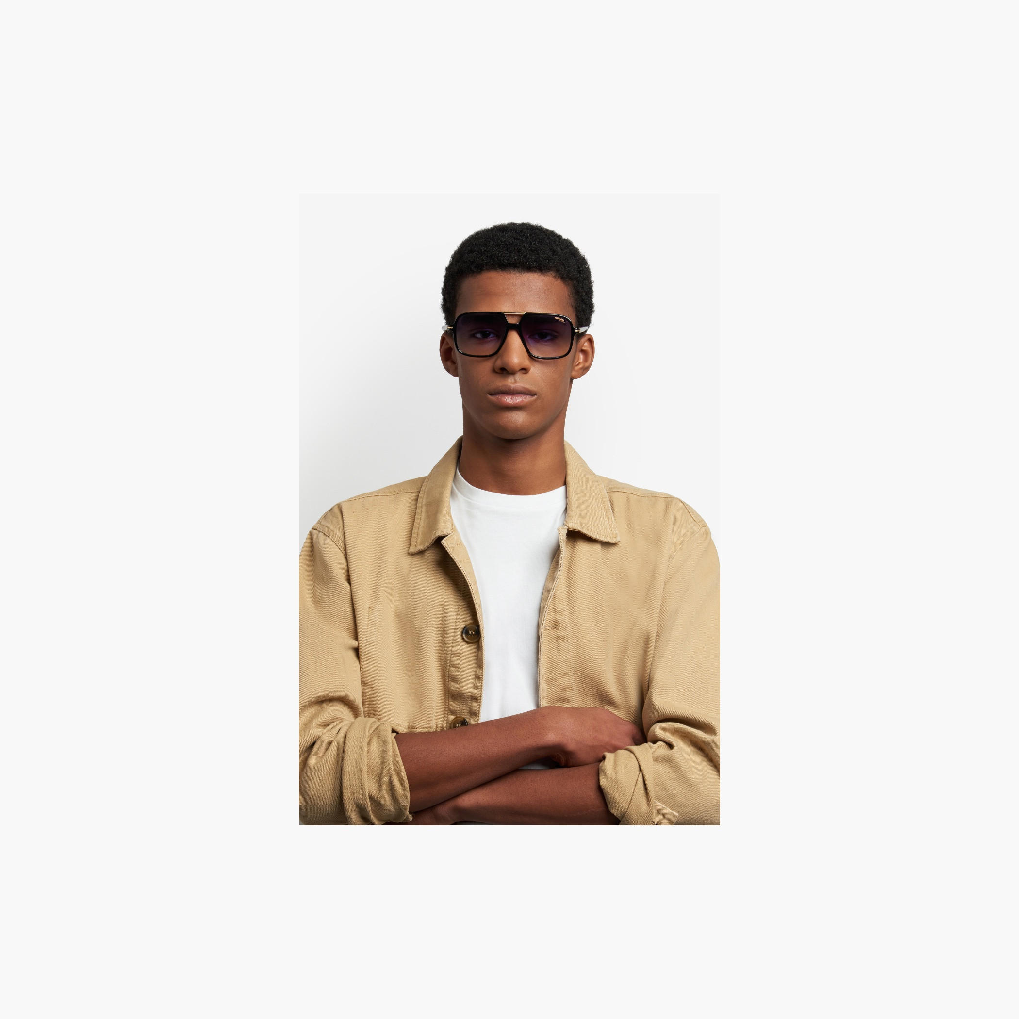 Square Frame Sunglasses with Gradient Lenses-men-sunglasses-image-2